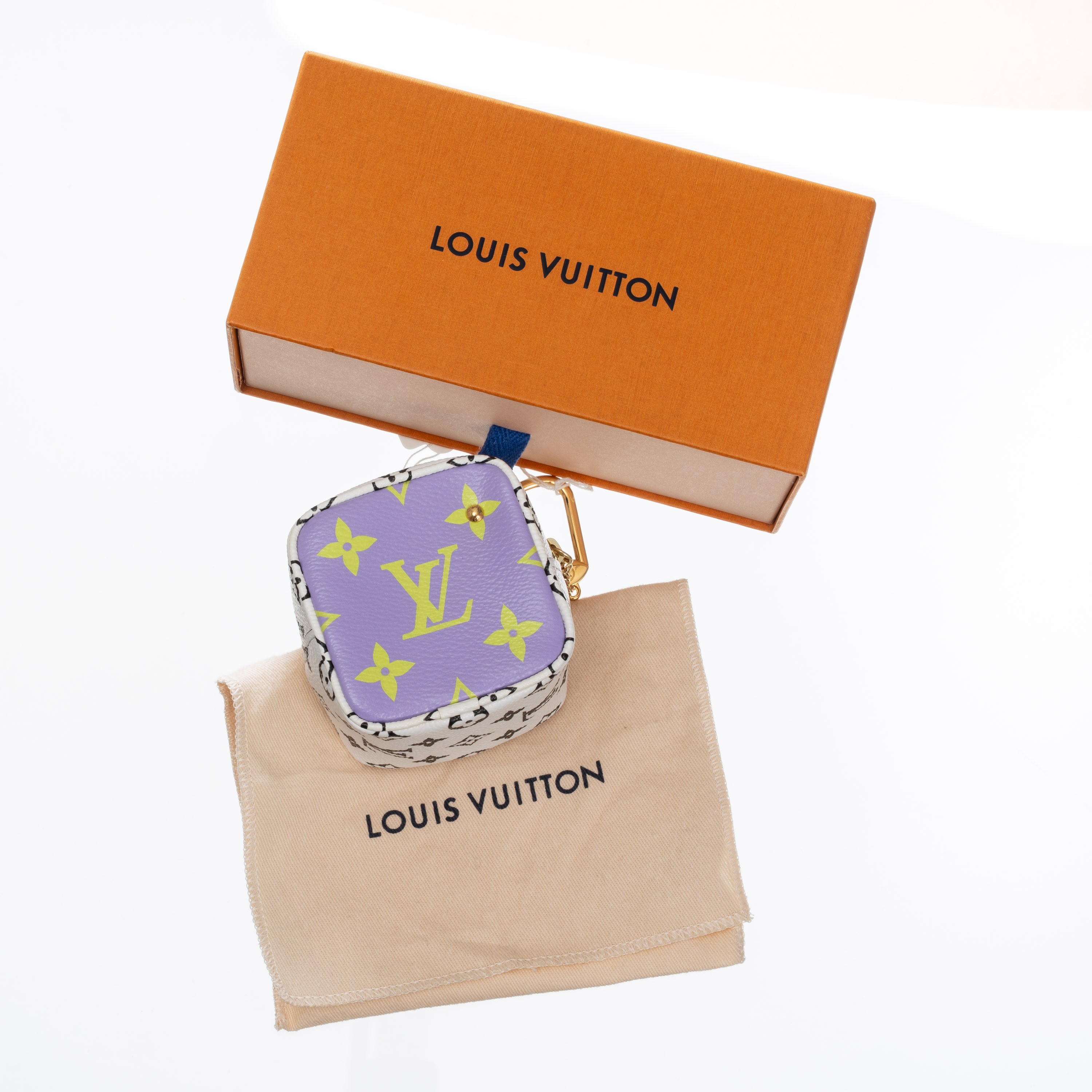 LOUIS VUITTON PORTAMONETE CUBE IN TELA MONOGRAM GIANT - 2019