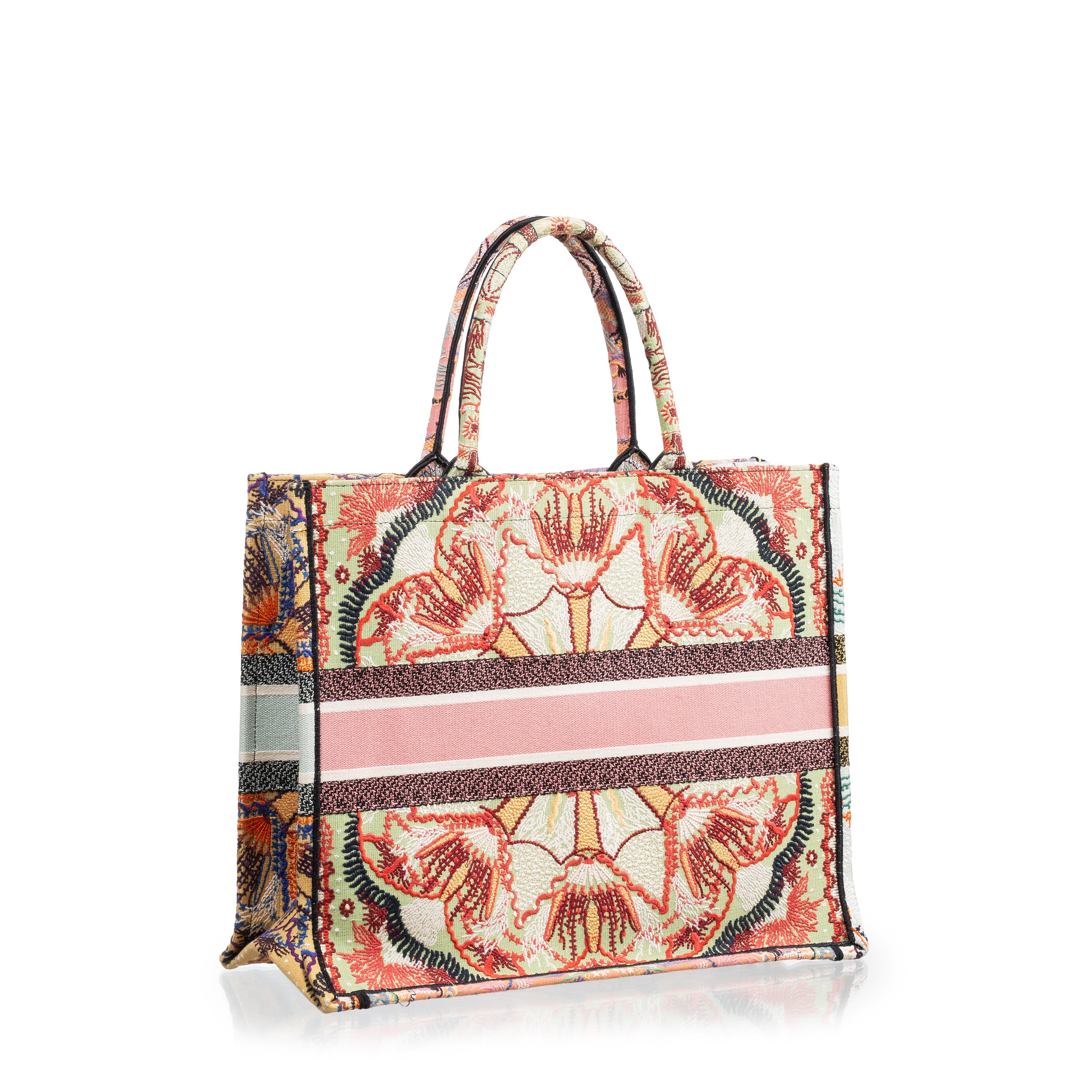 DIOR BOOK TOTE LARGE FANTASIA TESSUTO RICAMATO - 2020