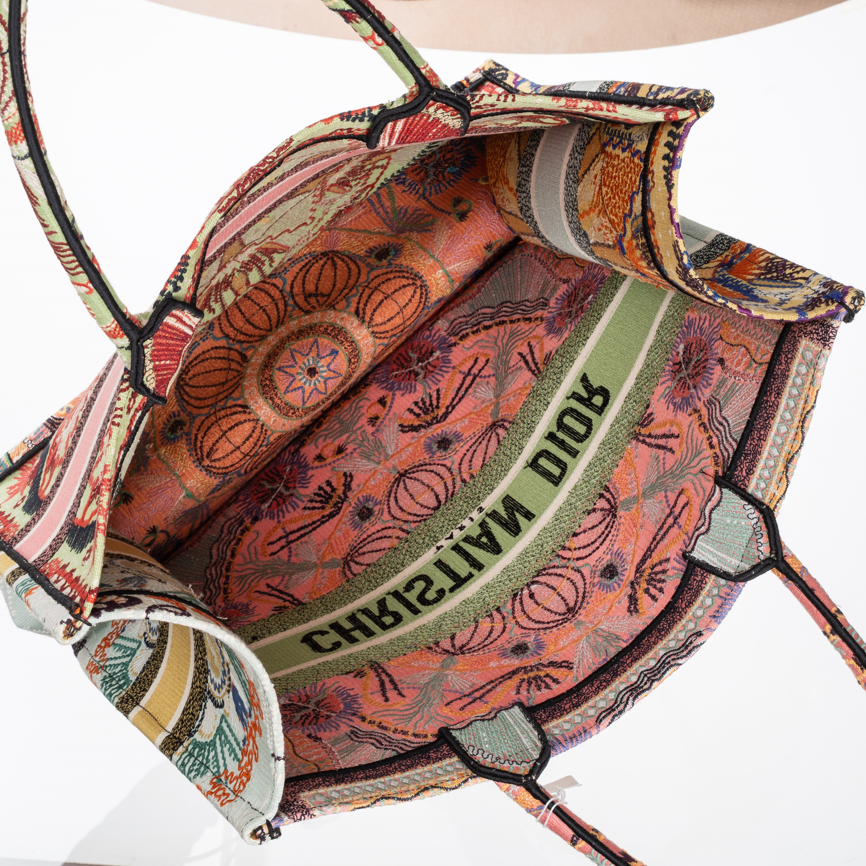 DIOR BOOK TOTE LARGE FANTASIA TESSUTO RICAMATO - 2020