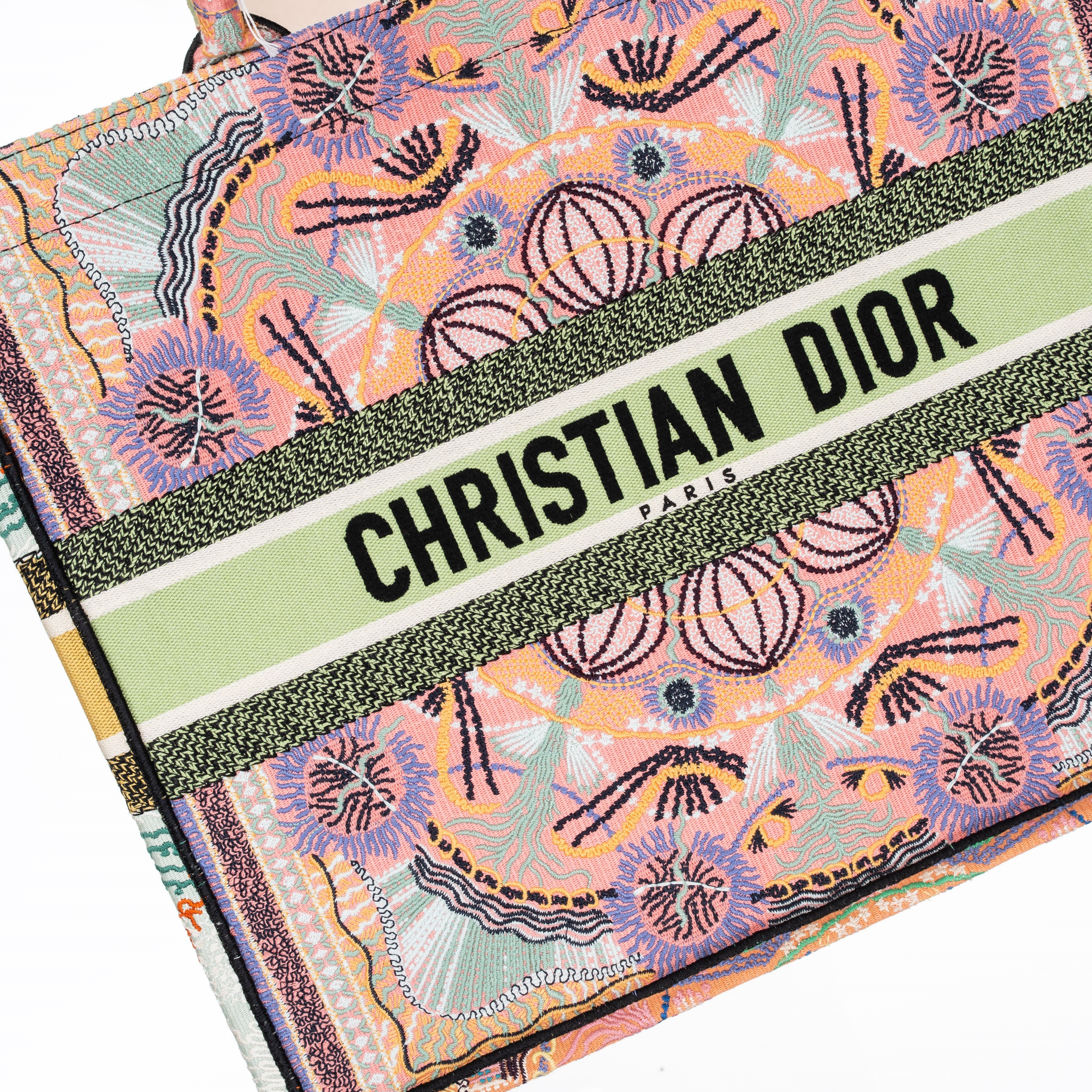 DIOR BOOK TOTE LARGE FANTASIA TESSUTO RICAMATO - 2020