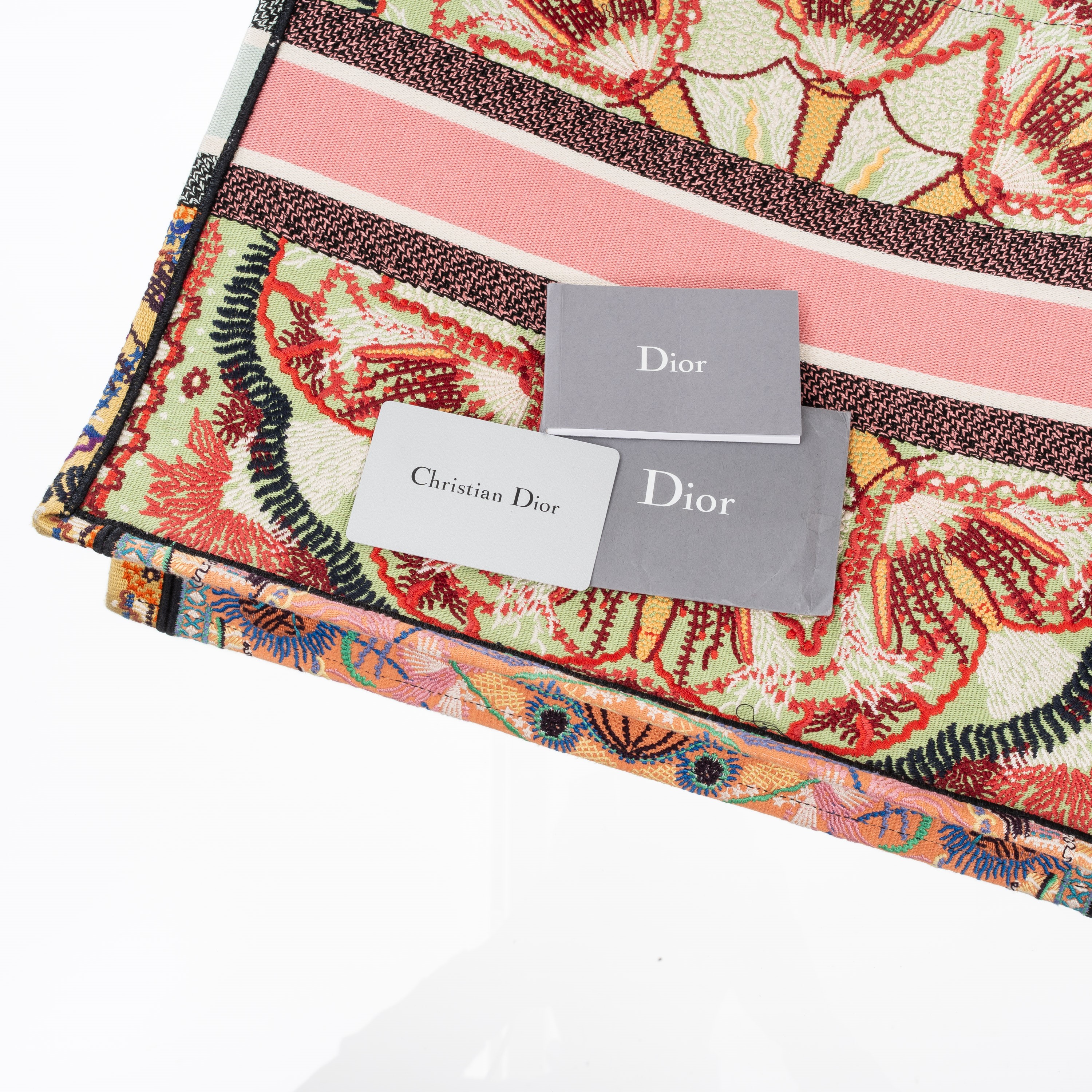 DIOR BOOK TOTE LARGE FANTASIA TESSUTO RICAMATO - 2020