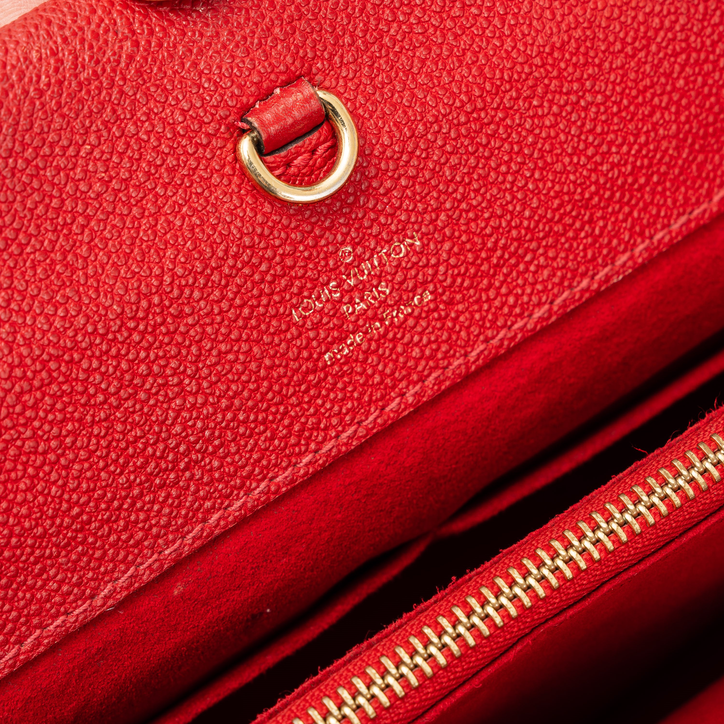 LOUIS VUITTON BORSA VENUS IN TELA MONOGRAM E PELLE ROSSA