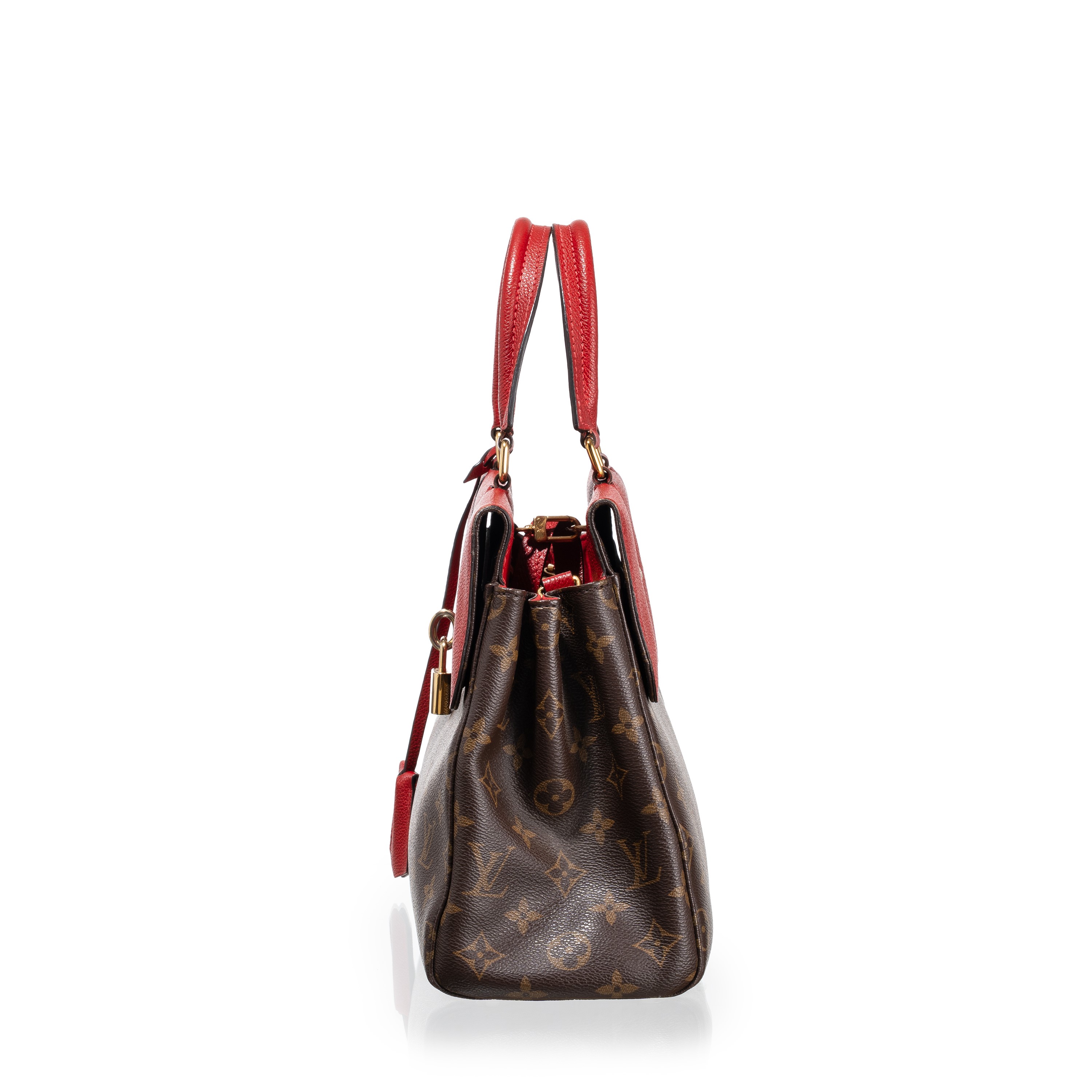 LOUIS VUITTON BORSA VENUS IN TELA MONOGRAM E PELLE ROSSA