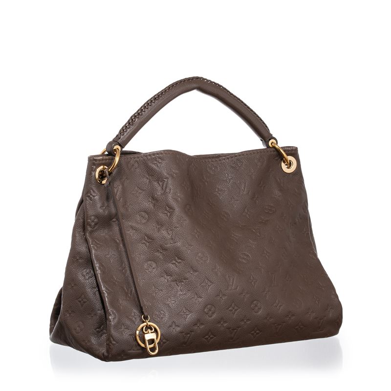 LOUIS VUITTON ARTSY IN PELLE MONOGRAM EMPREINTE MARRONE -