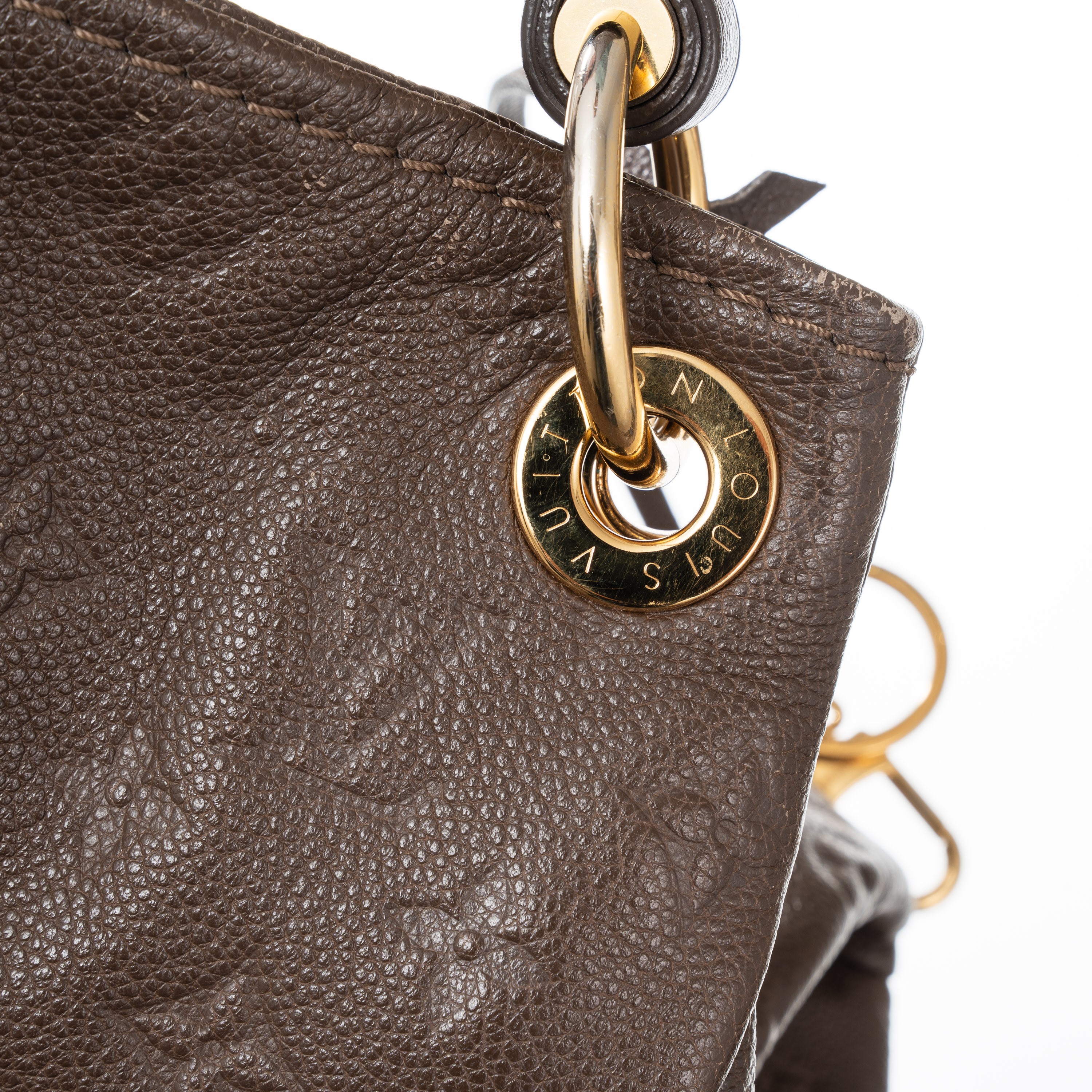 LOUIS VUITTON ARTSY IN PELLE MONOGRAM EMPREINTE MARRONE -
