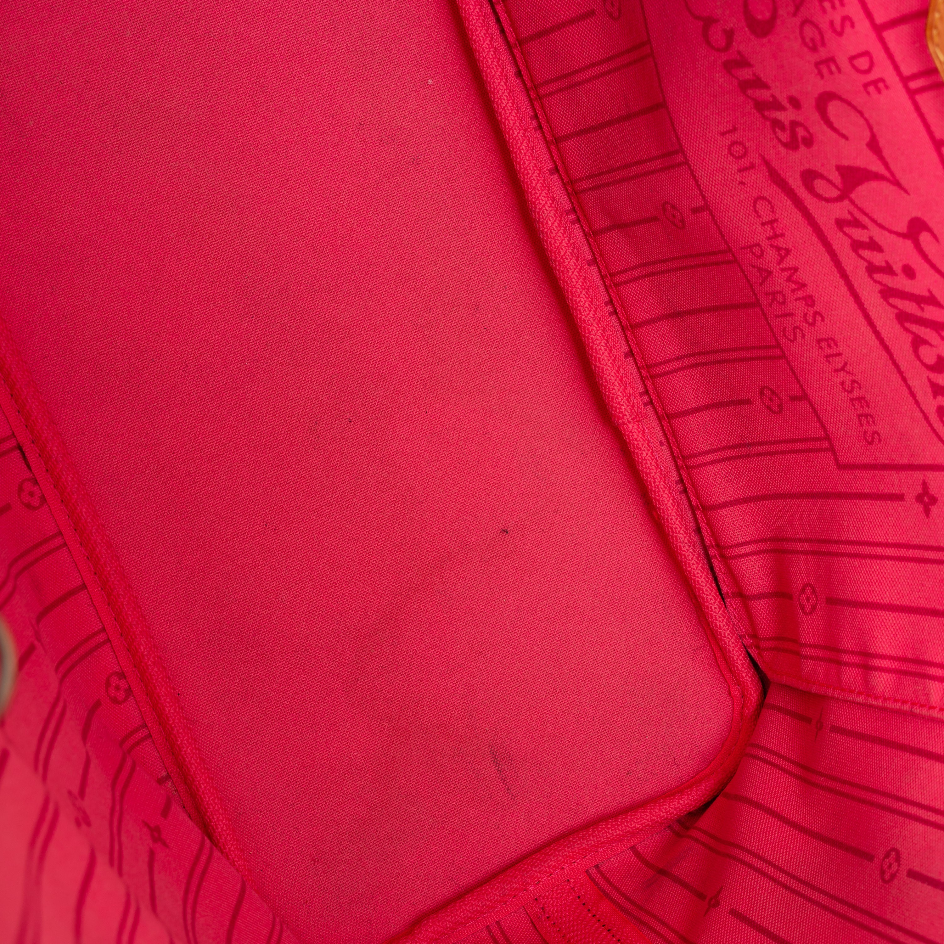 LOUIS VUITTON NEVERFULL MM LIMITED EDITION ROSES LV BY STEPHEN SPROUS