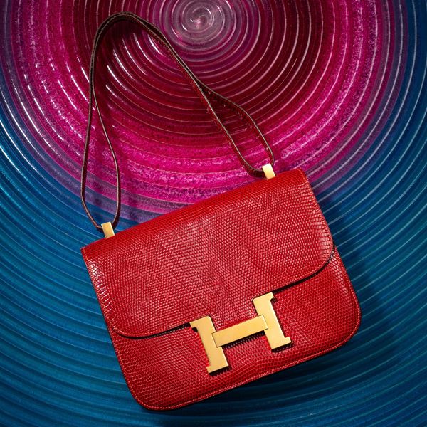 HERMES CONSTANCE 24 in LUCERTOLA ROSSA GHW - 1972