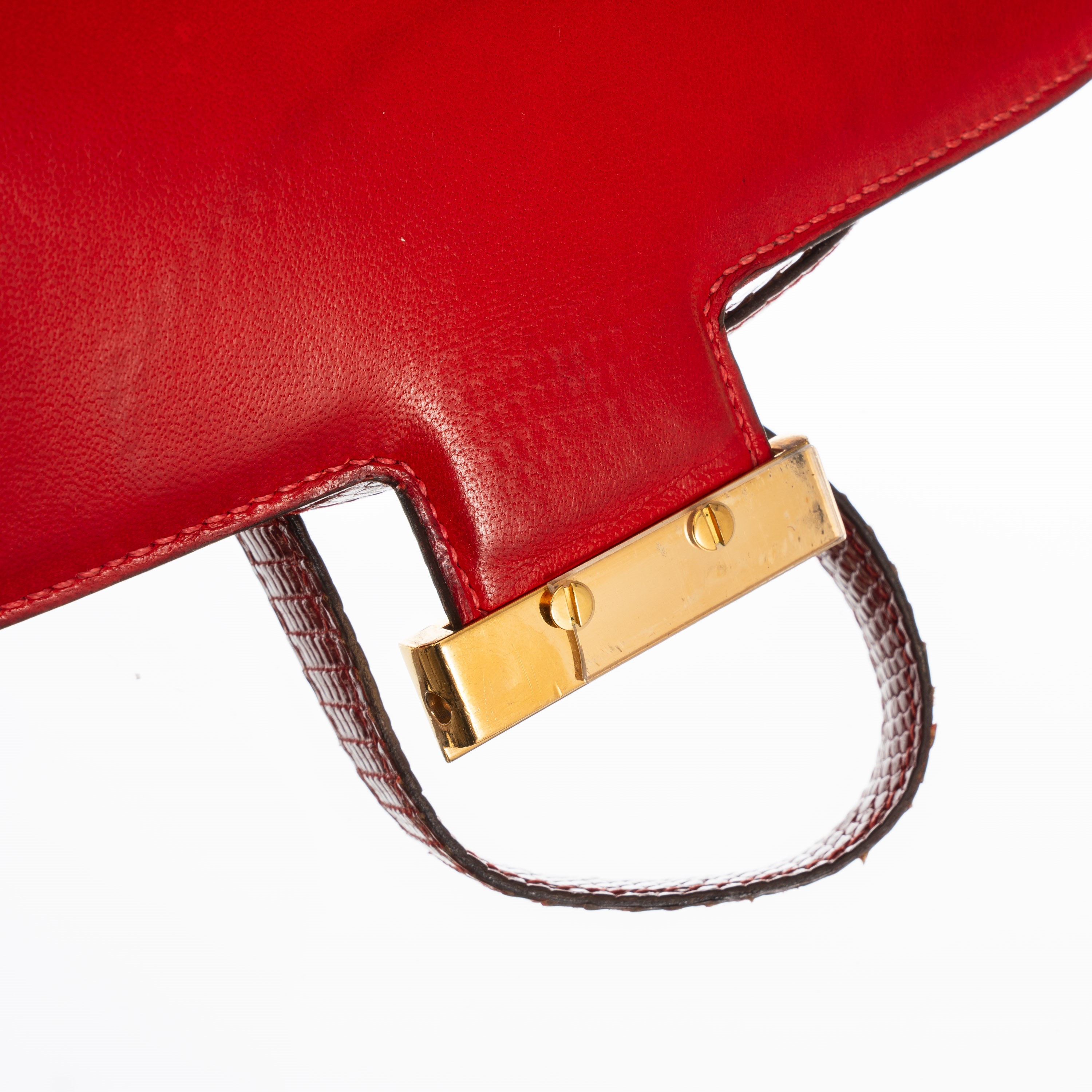 HERMÈS CONSTANCE 24 IN LUCERTOLA ROSSA GHW - 1972