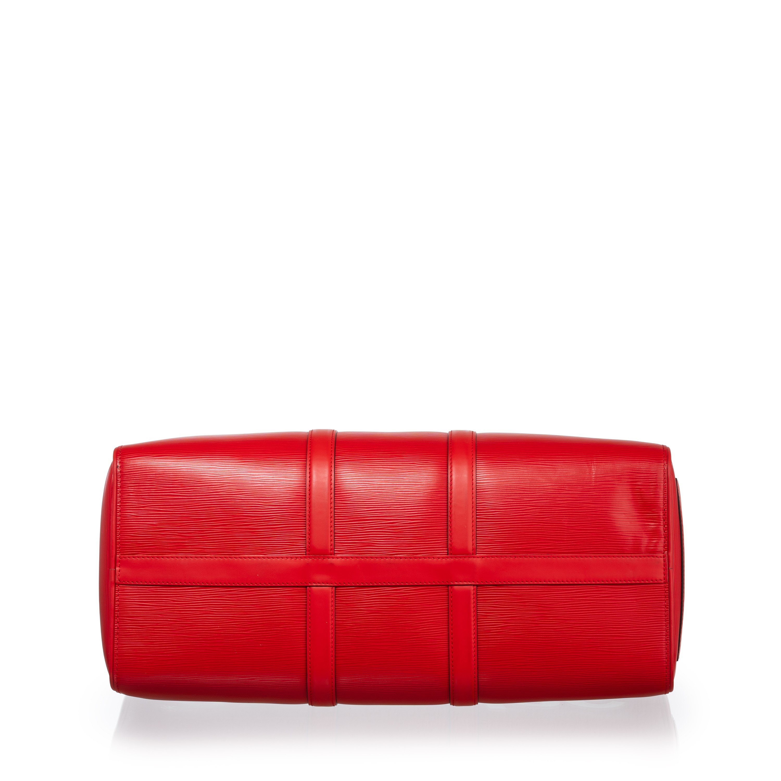 LOUIS VUITTON KEEPALL 45 BANDOULIÈRE LIMITED EDITION LV X SUPREME IN PELLE EPI ROSSA - 2017