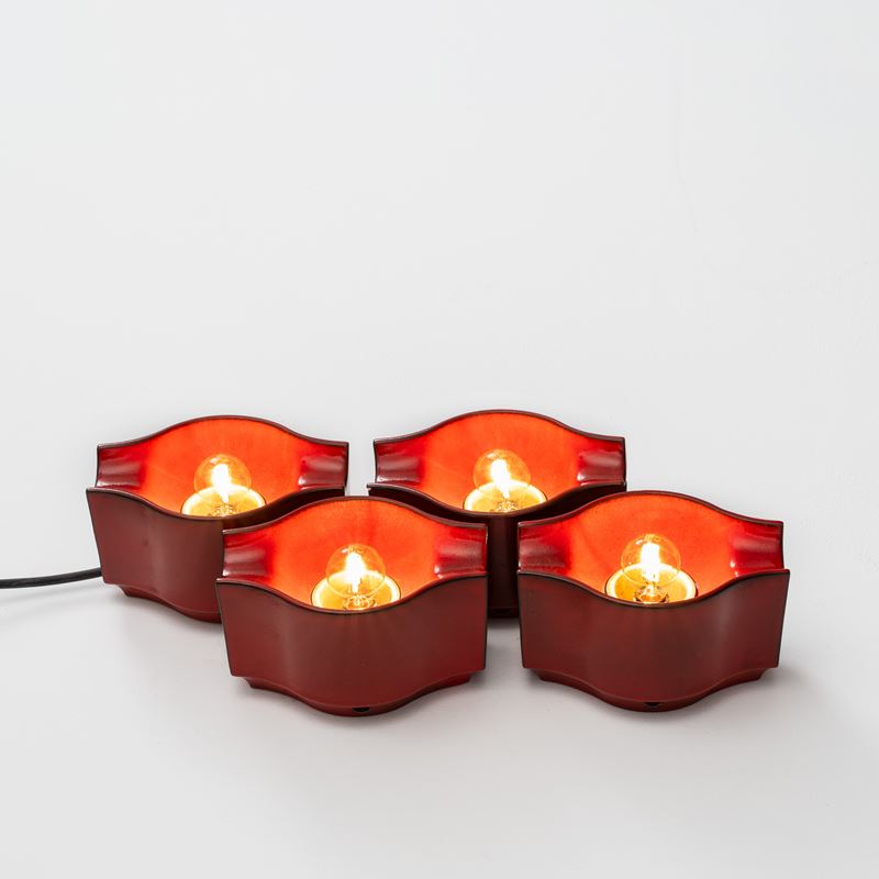 CARI ZALLONI, SET QUATTRO APPLIQUE “SPUTNIK”