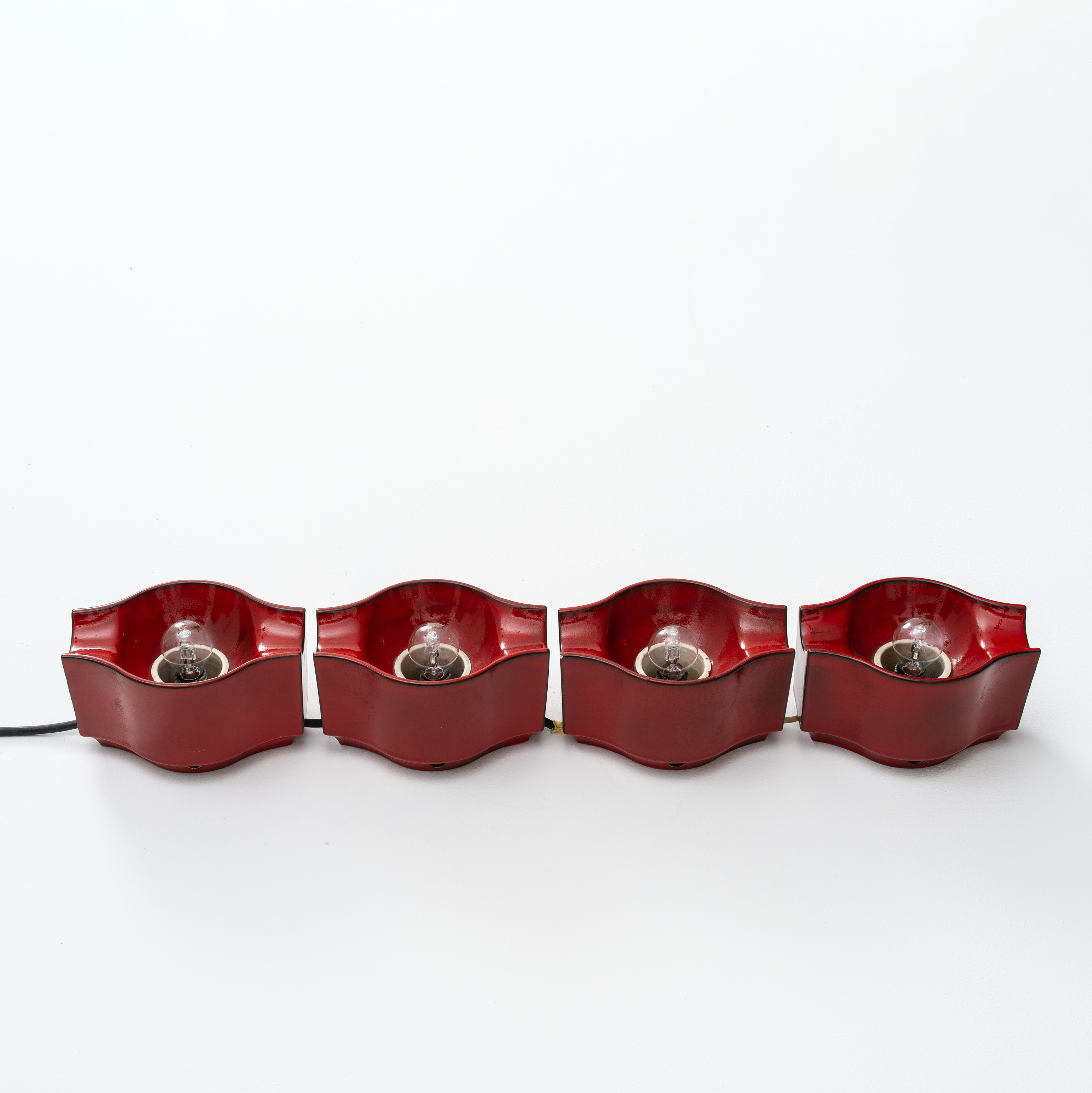 CARI ZALLONI, SET QUATTRO APPLIQUE “SPUTNIK”