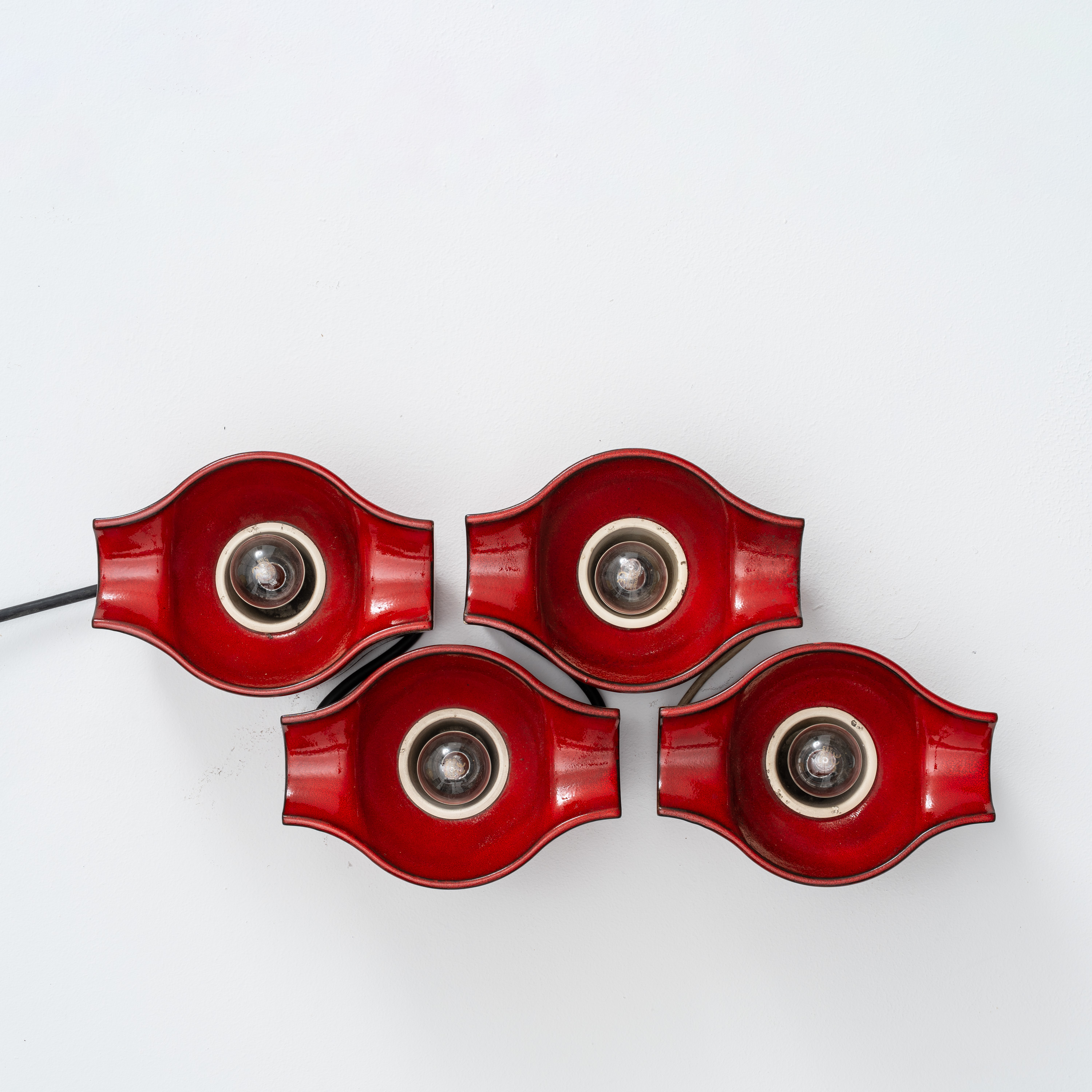 CARI ZALLONI, SET QUATTRO APPLIQUE “SPUTNIK”