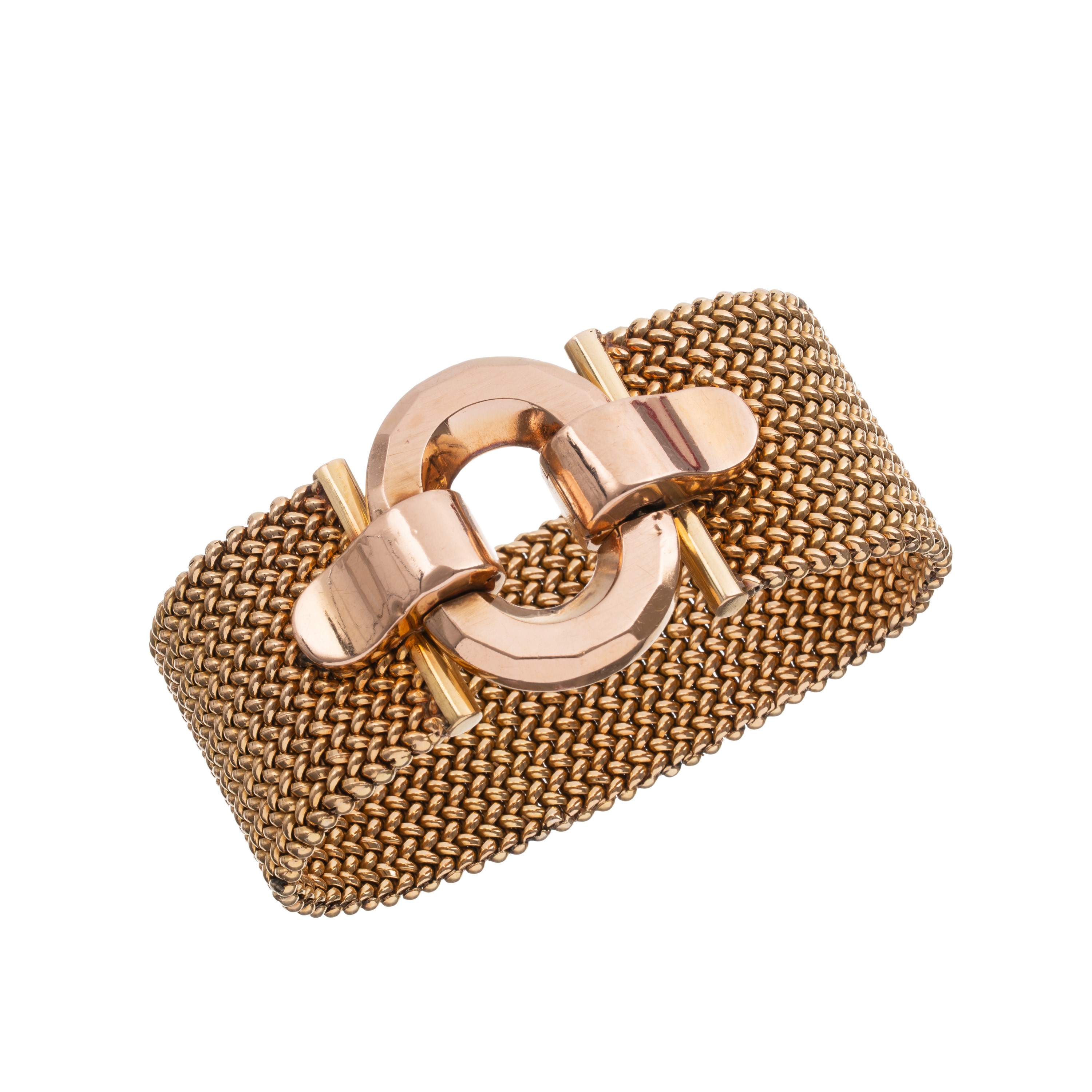 BRACCIALE IN ORO GIALLO 18 KT MARCHIO FASCIO LITTORIO