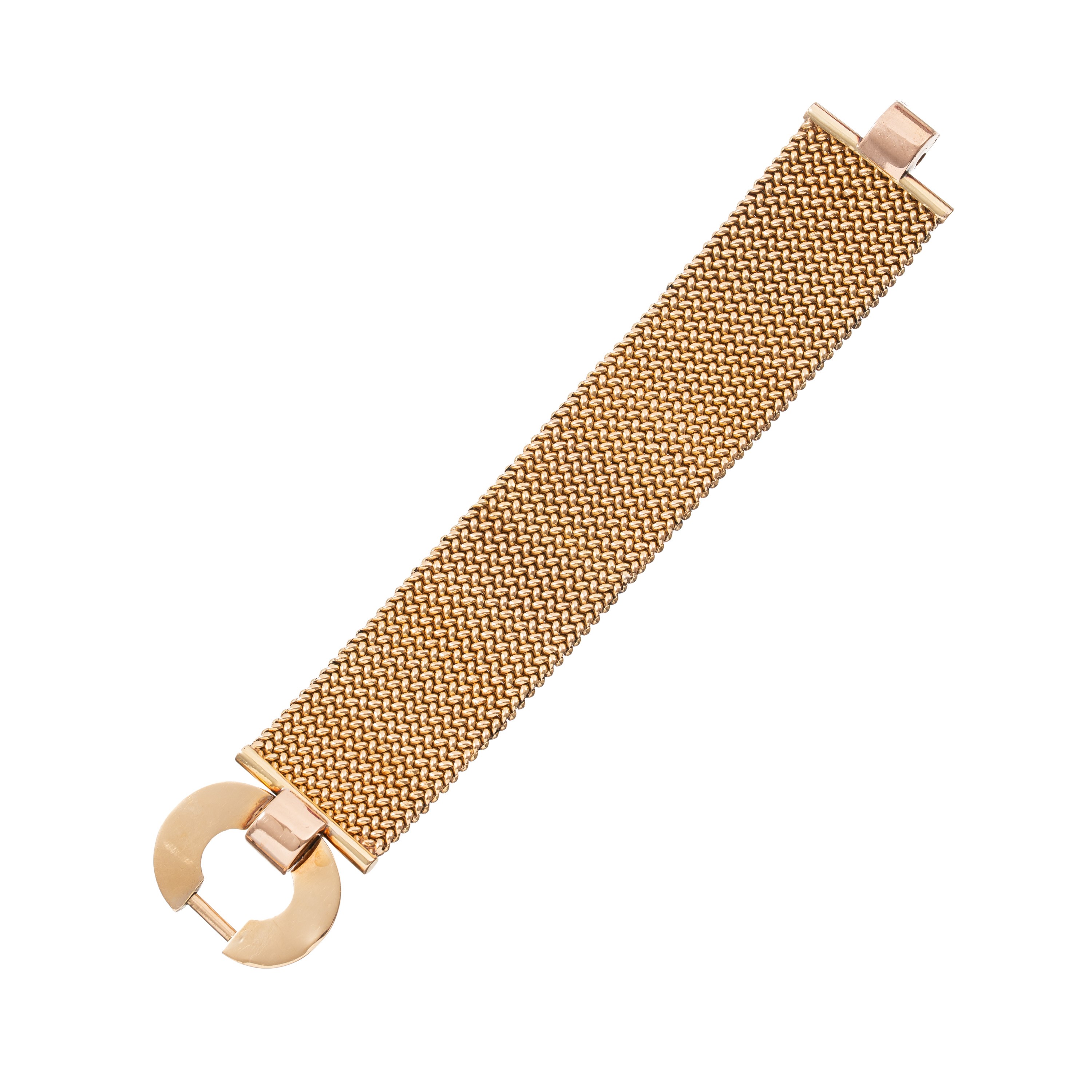 BRACCIALE IN ORO GIALLO 18 KT MARCHIO FASCIO LITTORIO