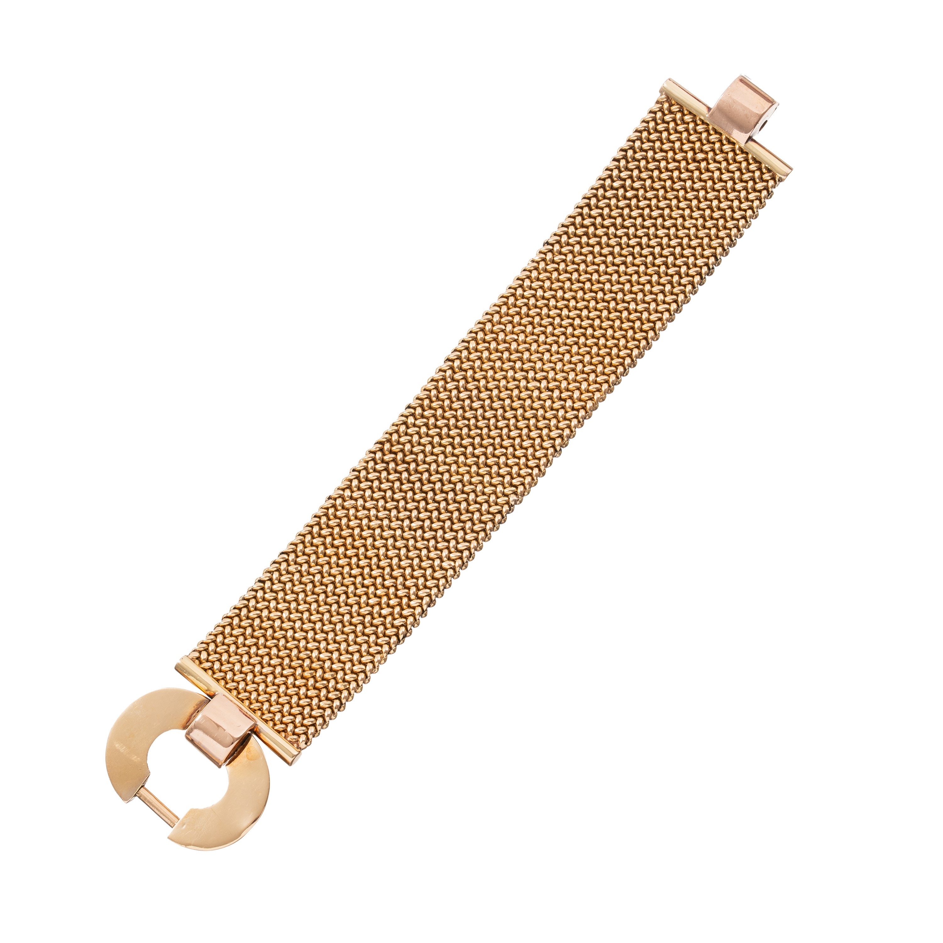 BRACCIALE IN ORO GIALLO 18 KT MARCHIO FASCIO LITTORIO