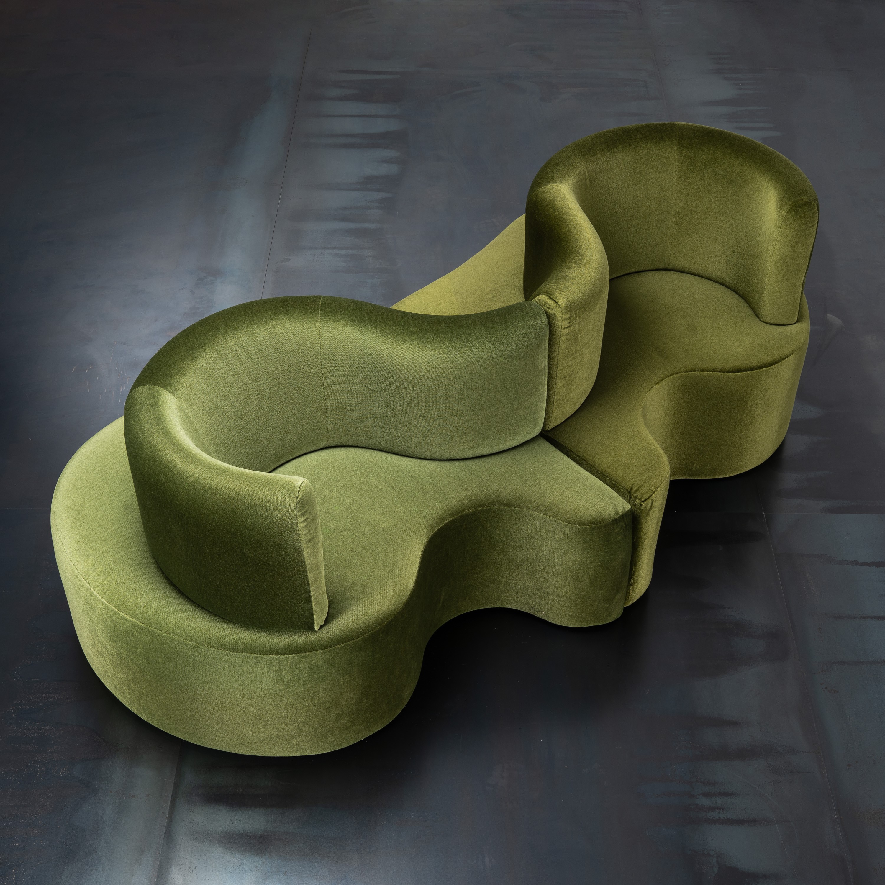 VERNER PANTON, DIVANO 'CLOVERLEAF'