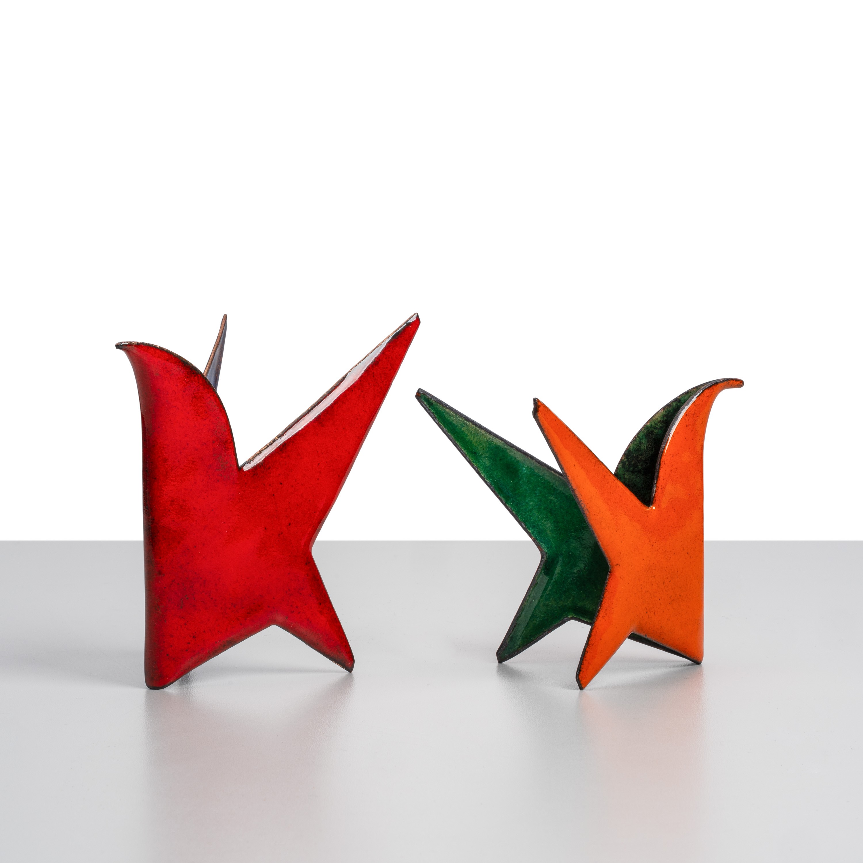 GIO PONTI E PAOLO DE POLI, SCULTURA 'COPPIA DI UCCELLINI'