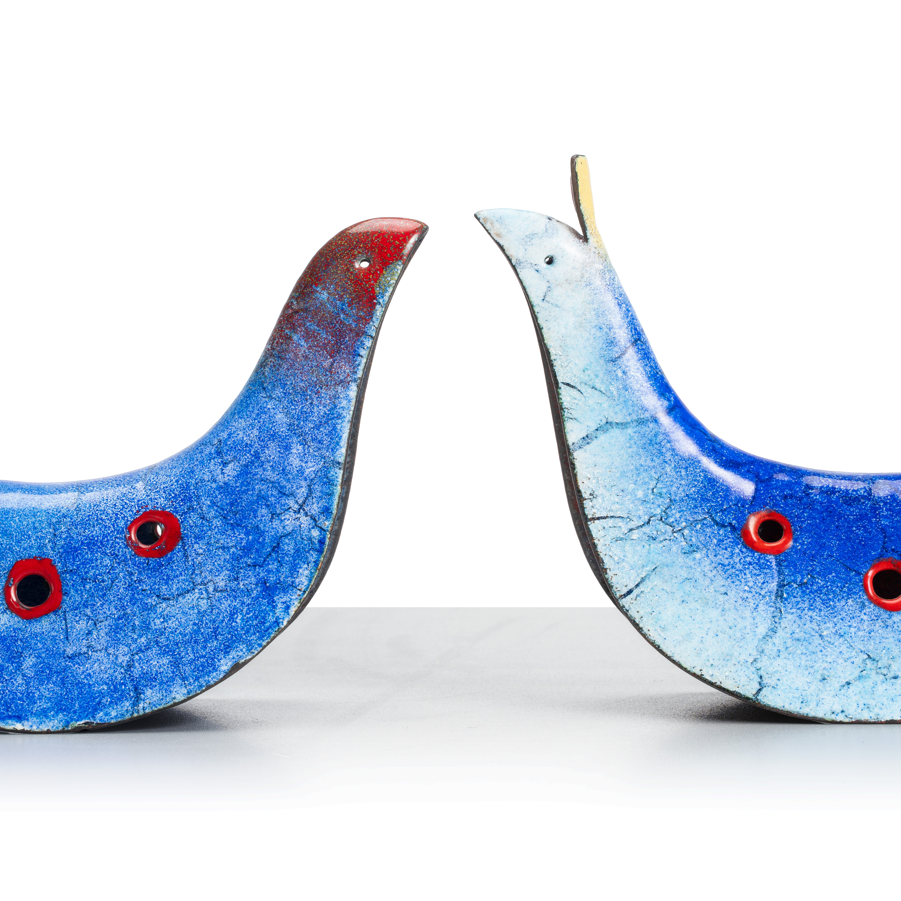 GIO PONTI E PAOLO DE POLI, SCULTURA 'COPPIA DI COLOMBINE'