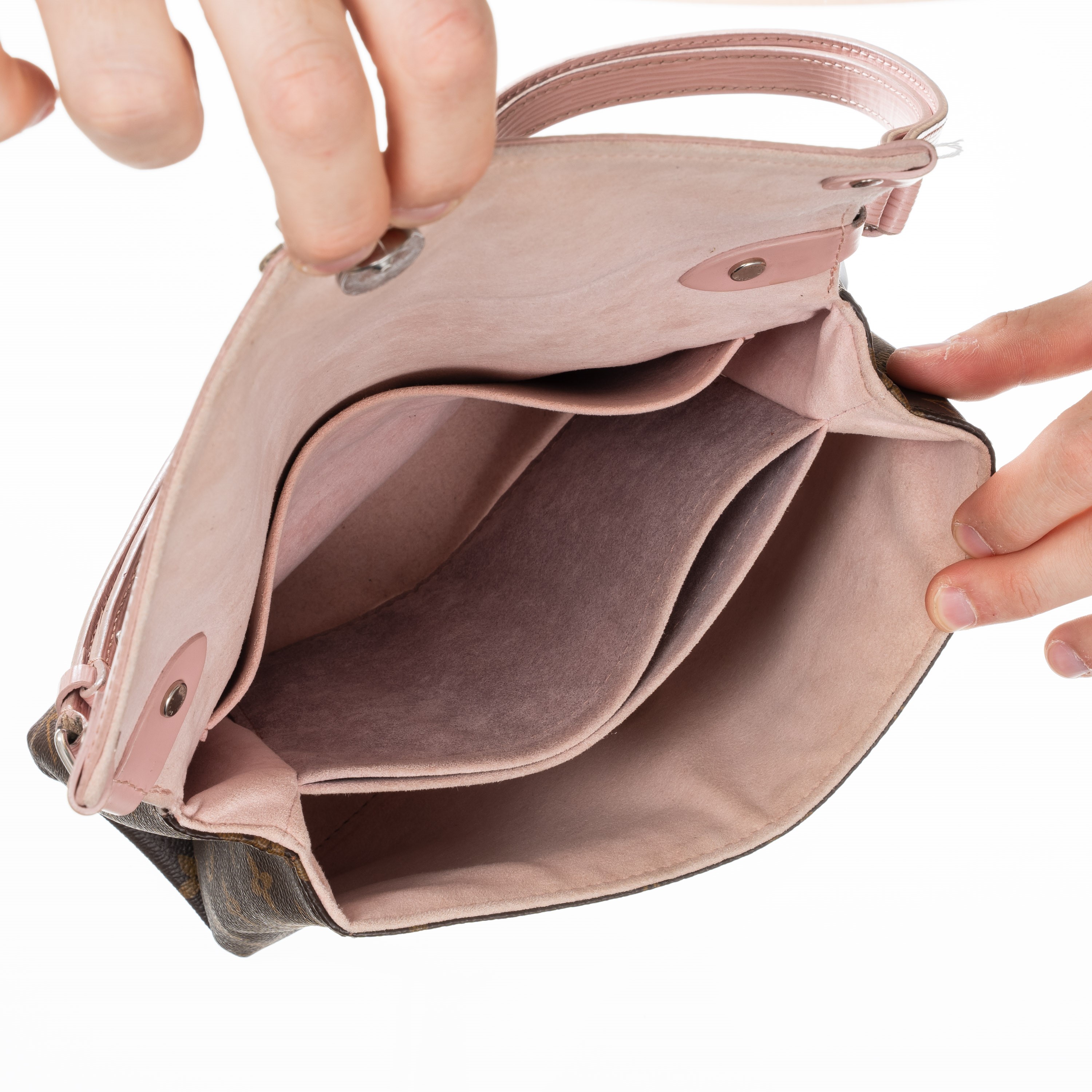 LOUIS VUITTON SAINT MICHEL IN TELA MONOGRAM E PELLAME EPI ROSA, PHW - 2017