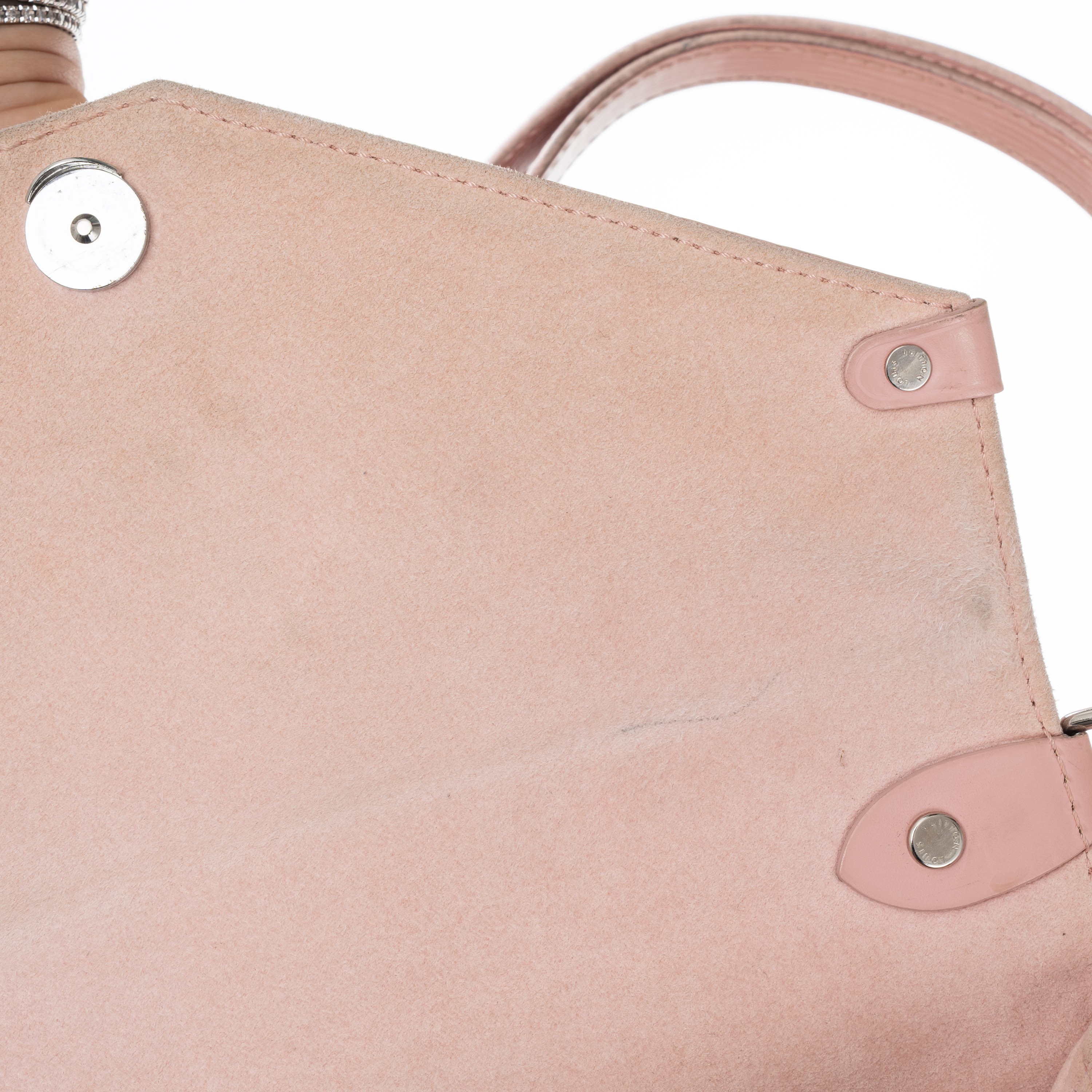 LOUIS VUITTON SAINT MICHEL IN TELA MONOGRAM E PELLAME EPI ROSA, PHW - 2017