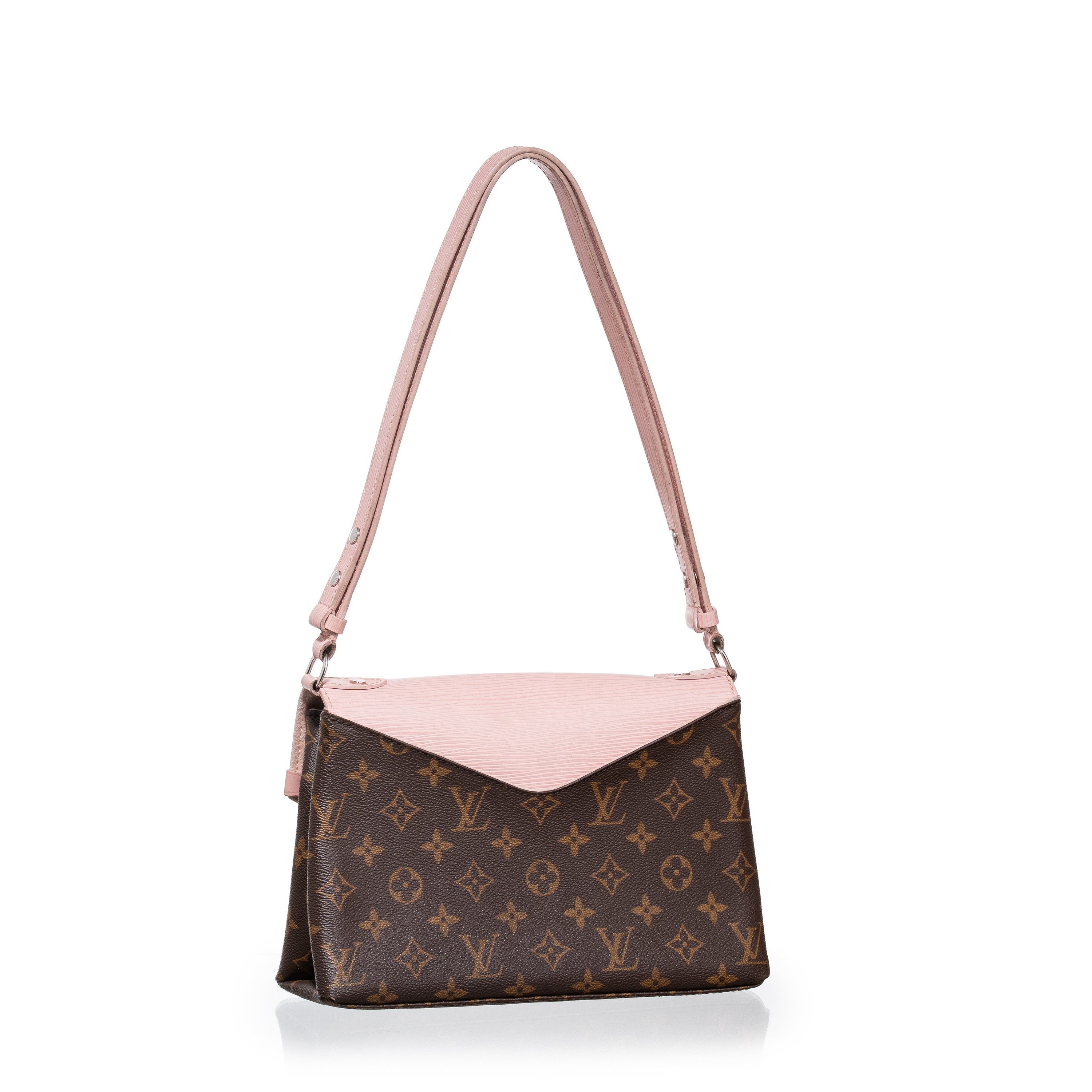 LOUIS VUITTON SAINT MICHEL IN TELA MONOGRAM E PELLAME EPI ROSA, PHW - 2017