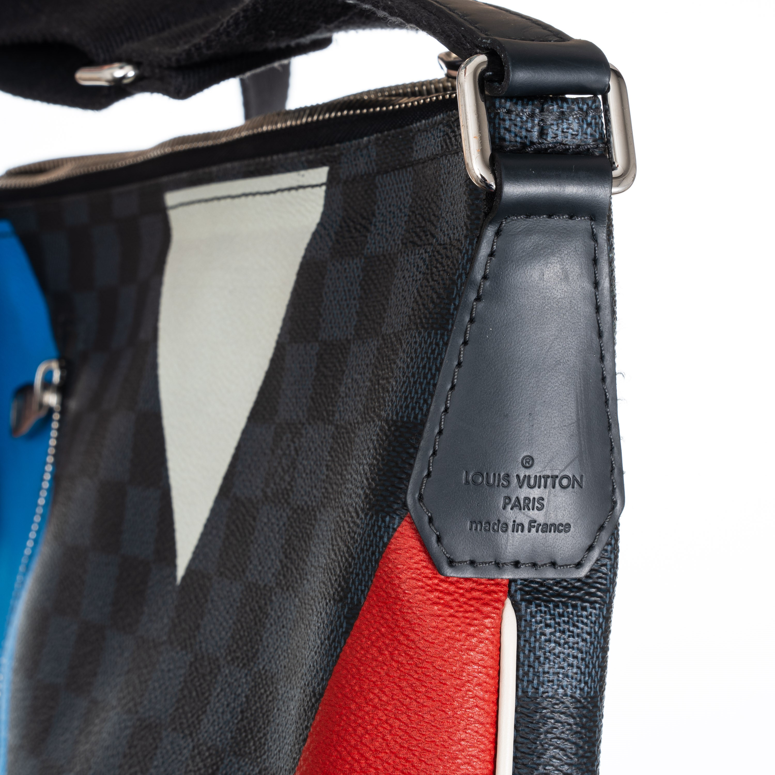 LOUIS VUITTON MICK PM LIMITED EDITION AMERICAN CUP IN DAMIER COBALT - 2017