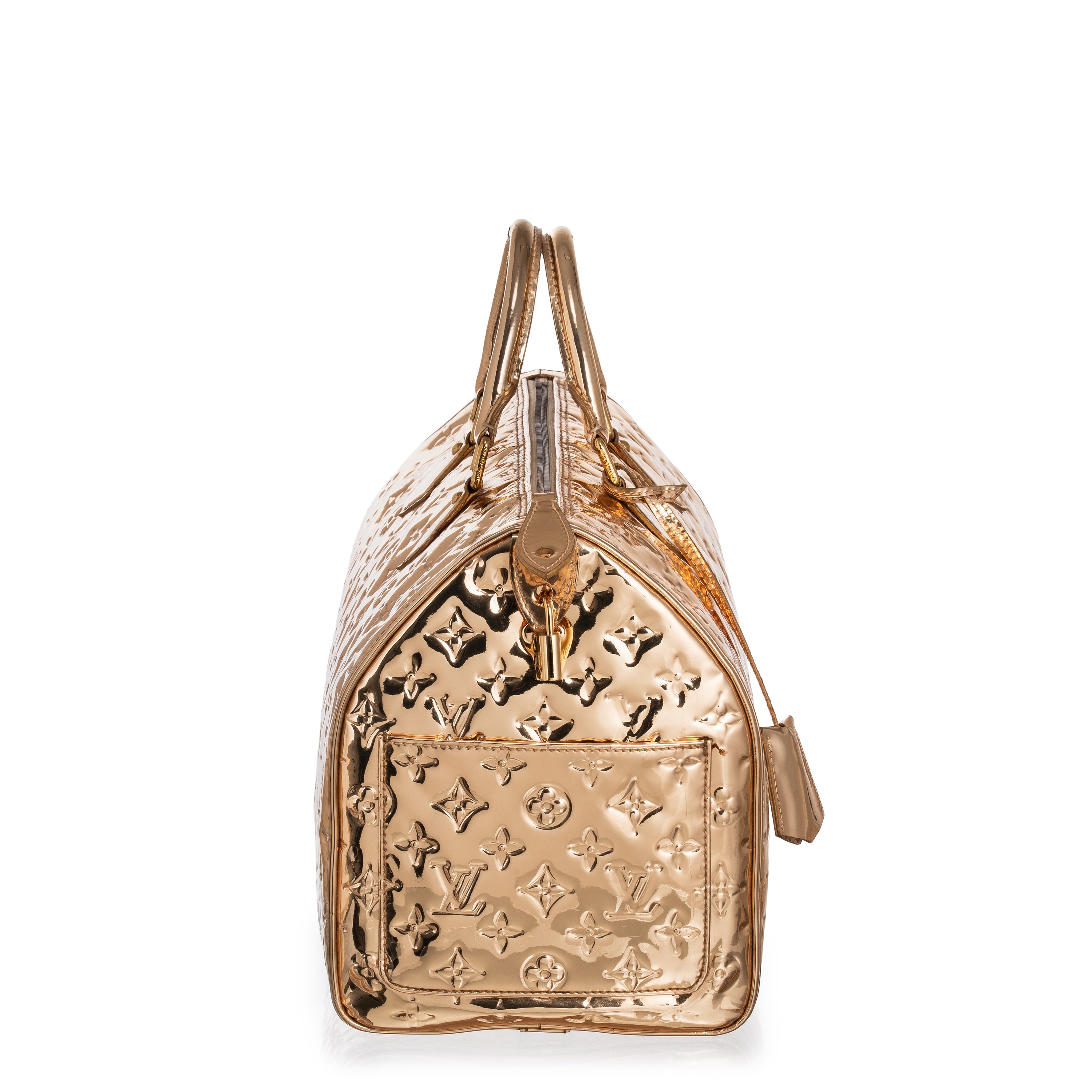 LOUIS VUITTON SPEEDY 35 LIMITED EDITION GOLD MIROIR - 2008