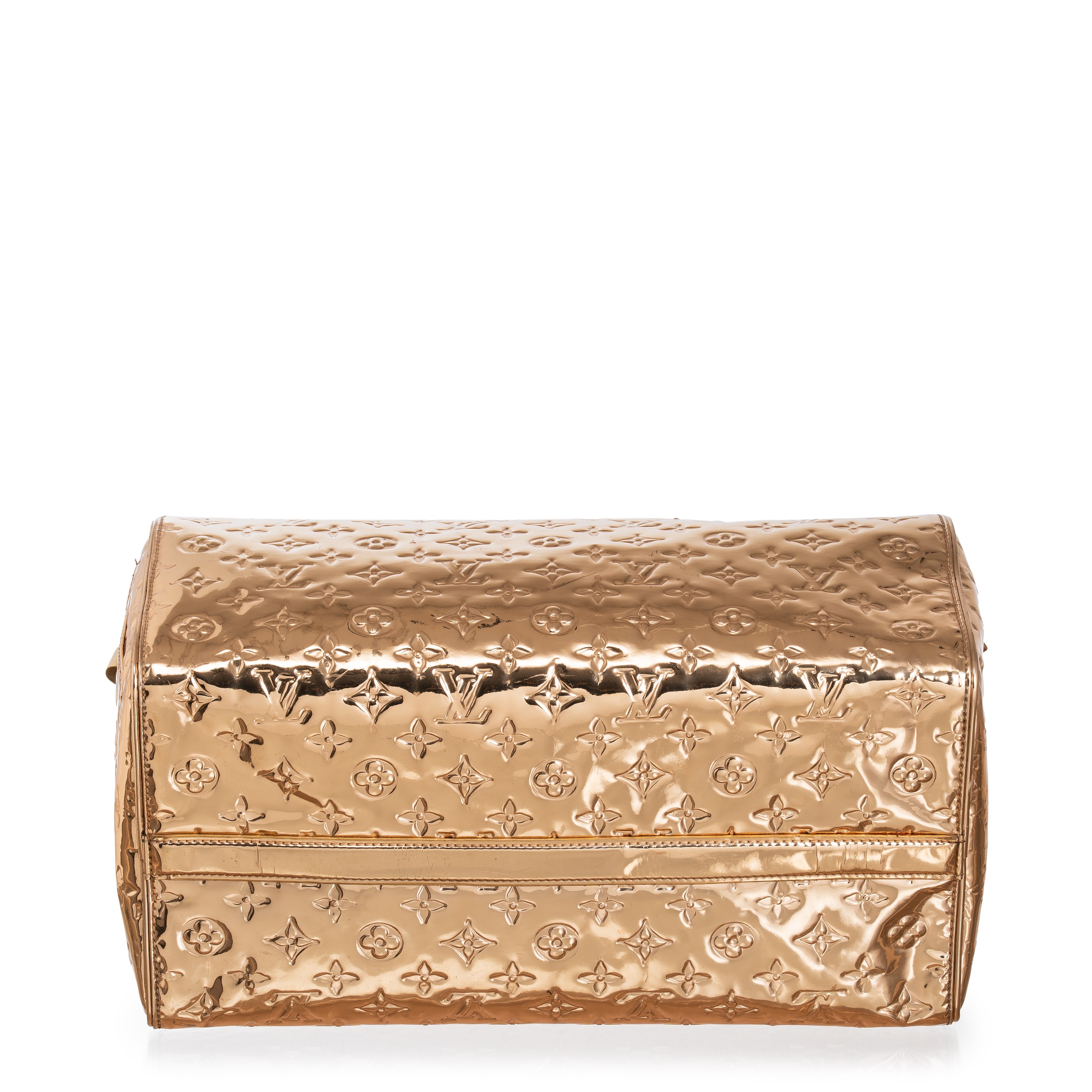 LOUIS VUITTON SPEEDY 35 LIMITED EDITION GOLD MIROIR - 2008