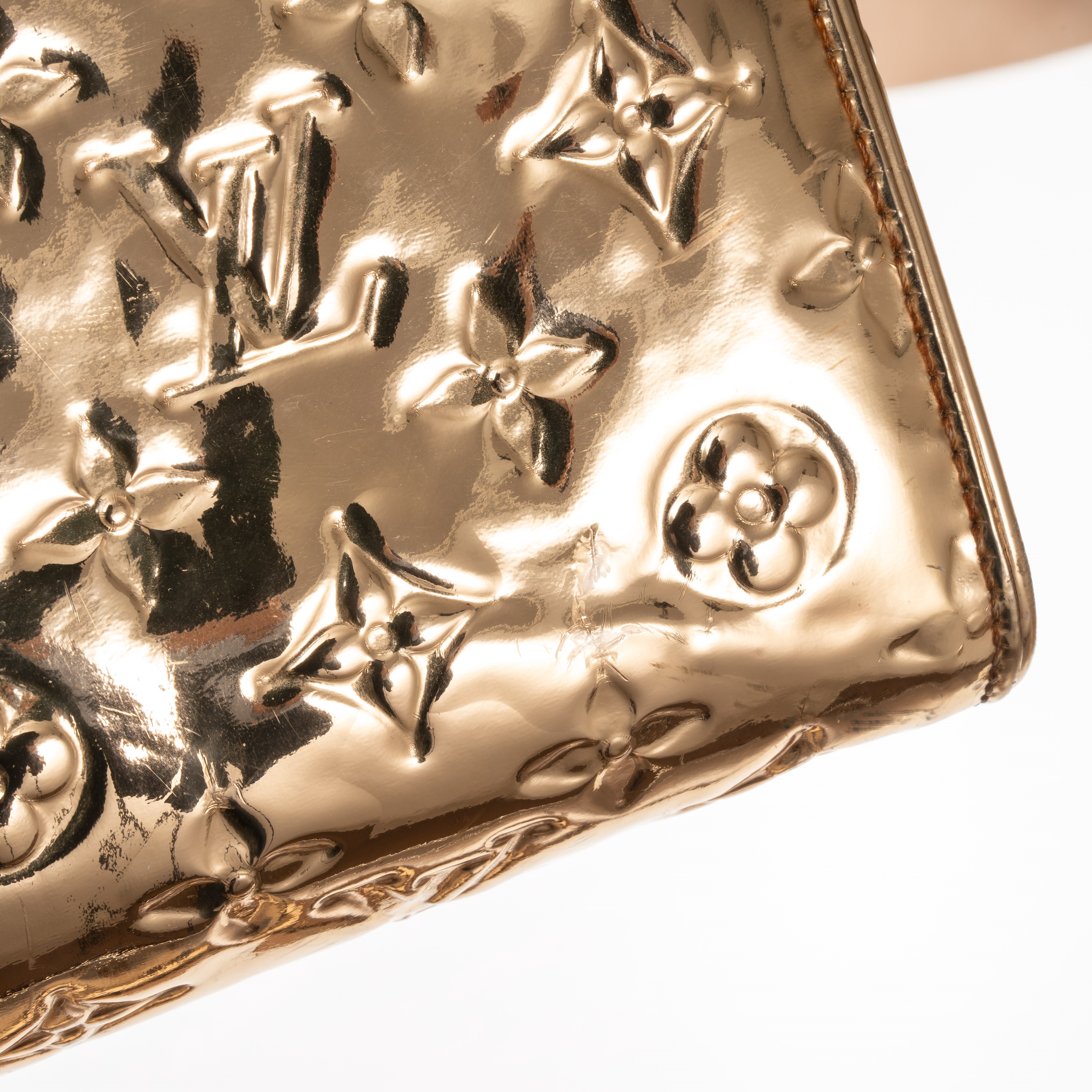 LOUIS VUITTON SPEEDY 35 LIMITED EDITION GOLD MIROIR - 2008