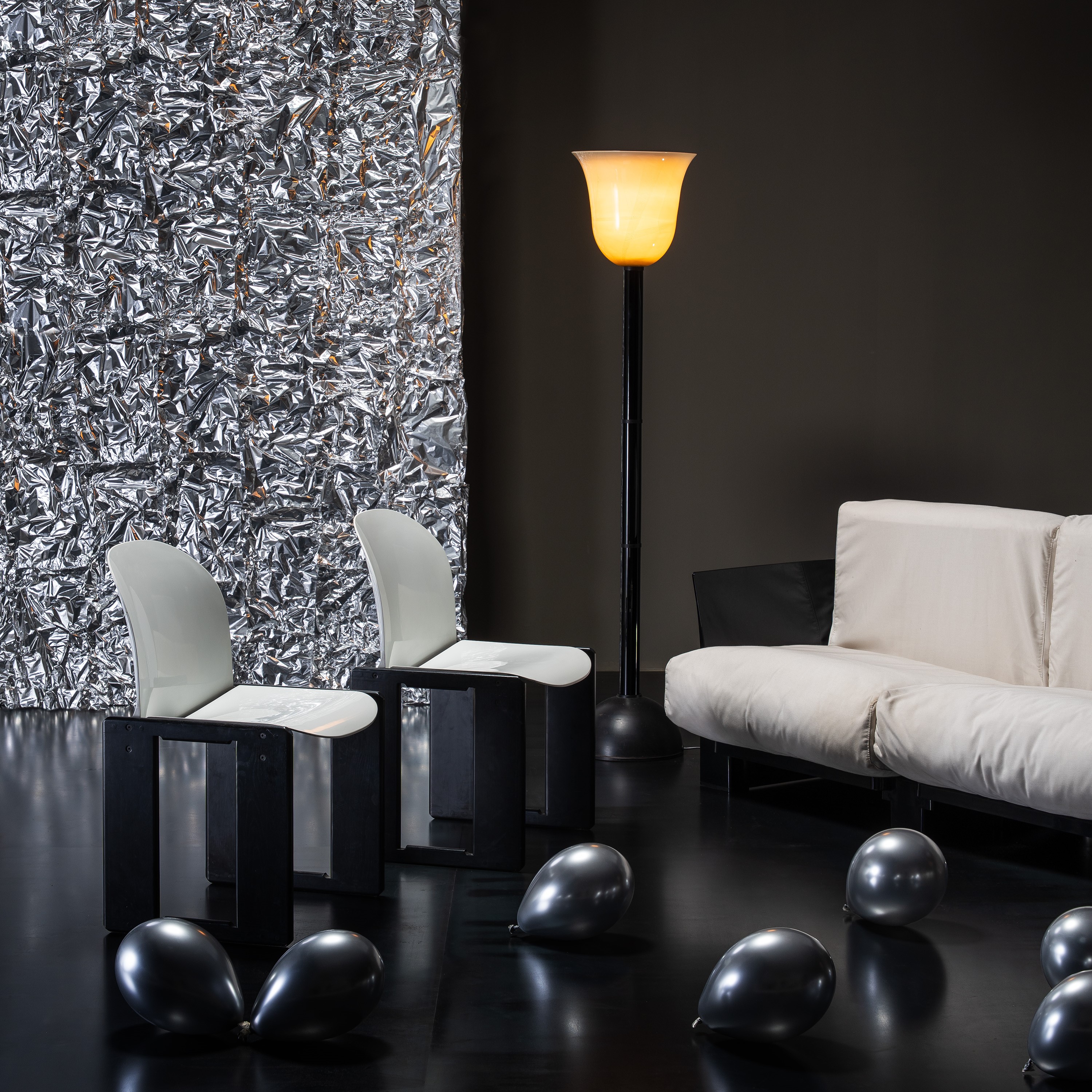 PIERO LISSONI, COPPIA DIVANI 'POP'