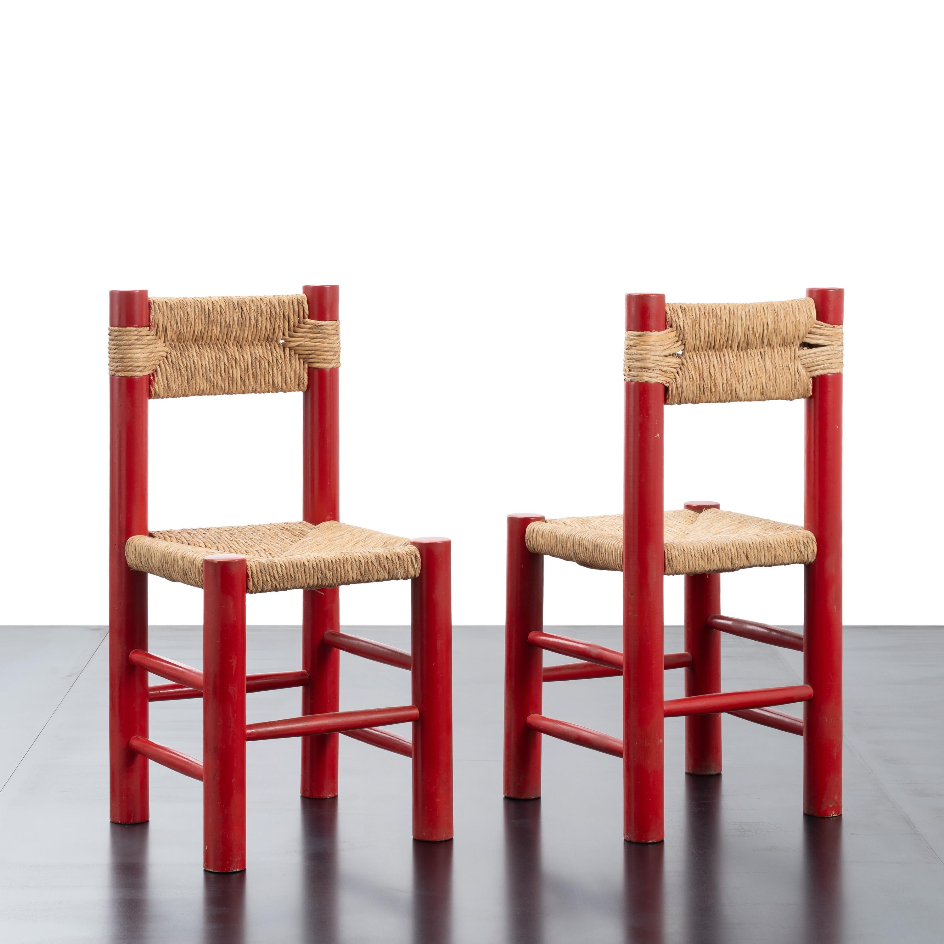 ANONIMO, SET DODICI SEDIE ROSSE