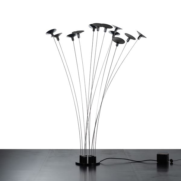 Sergio Moscheni - SERGIO MOSCHENI, LAMPADA DA TERRA 'EURO LAMP'