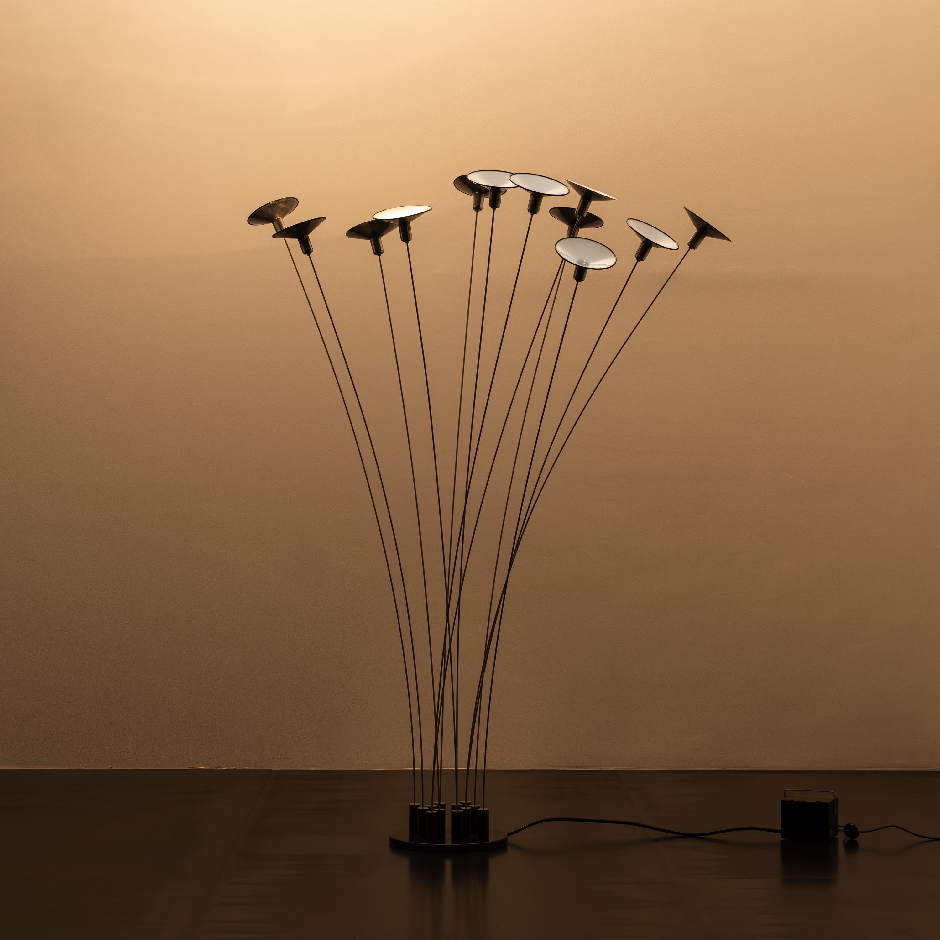 SERGIO MOSCHENI, LAMPADA DA TERRA 'EURO LAMP'