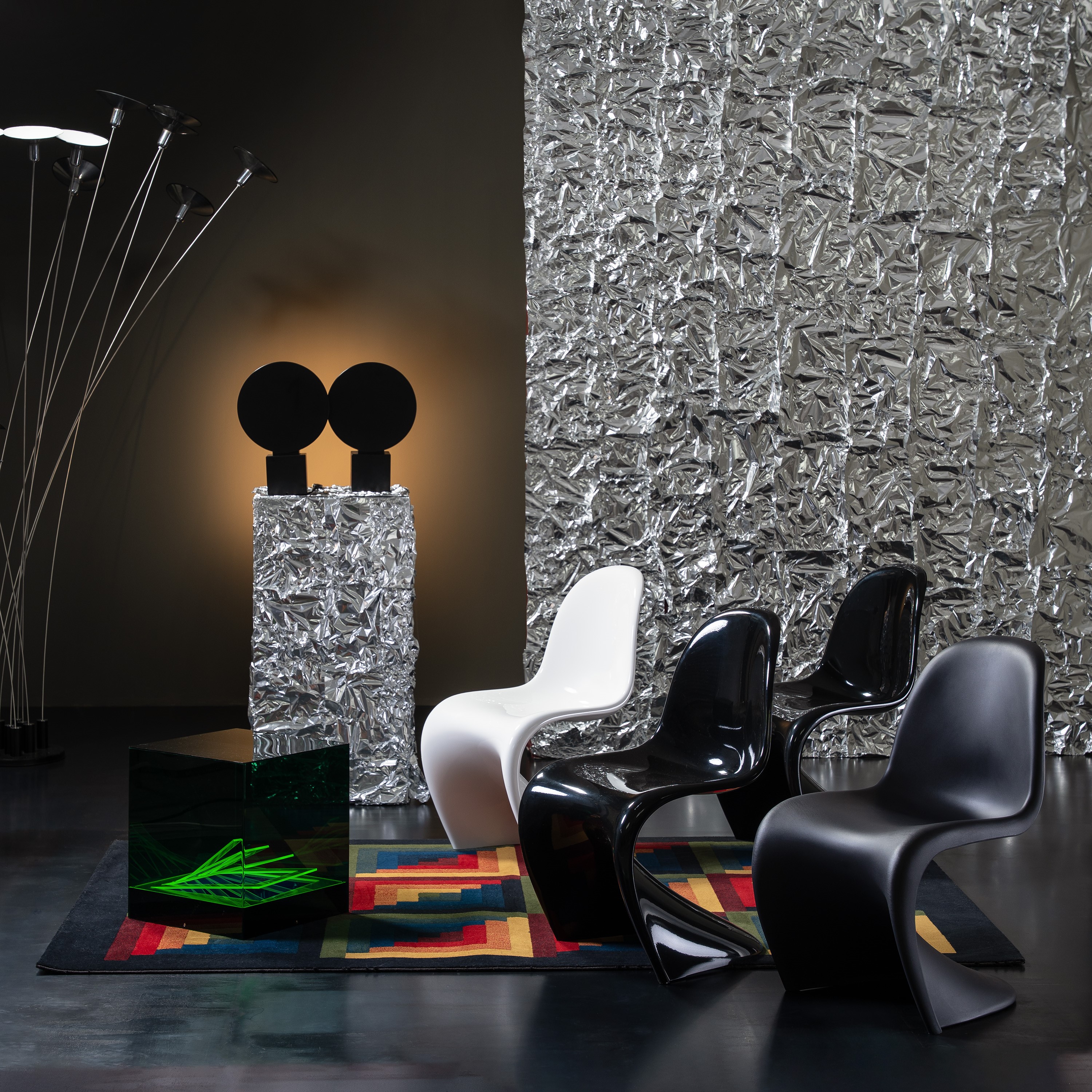 SERGIO MOSCHENI, LAMPADA DA TERRA 'EURO LAMP'