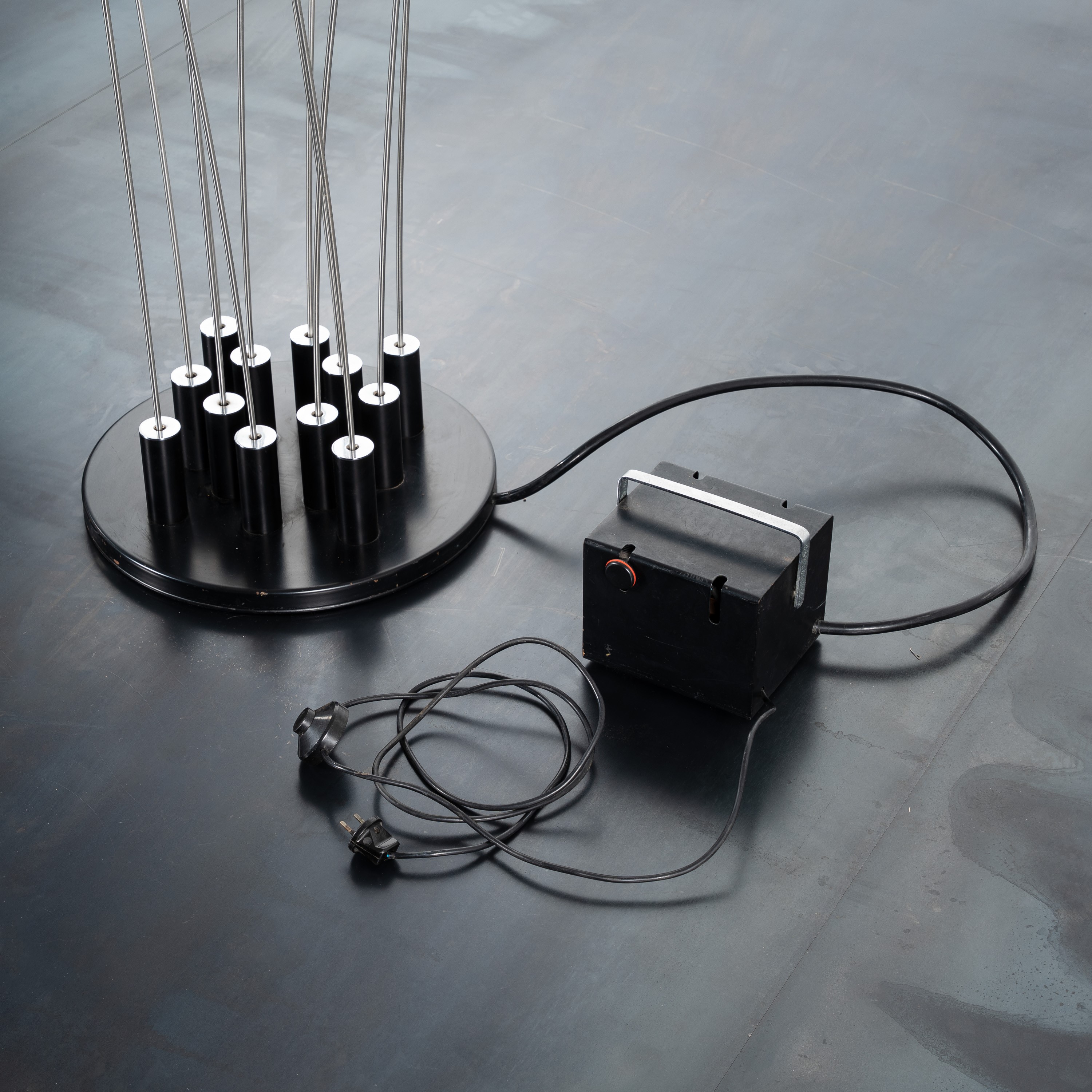 SERGIO MOSCHENI, LAMPADA DA TERRA 'EURO LAMP'