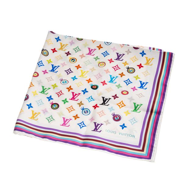 LOUIS VUITTON - LOUIS VUITTON FOULARD COLLECTION EYE LOVE YOU