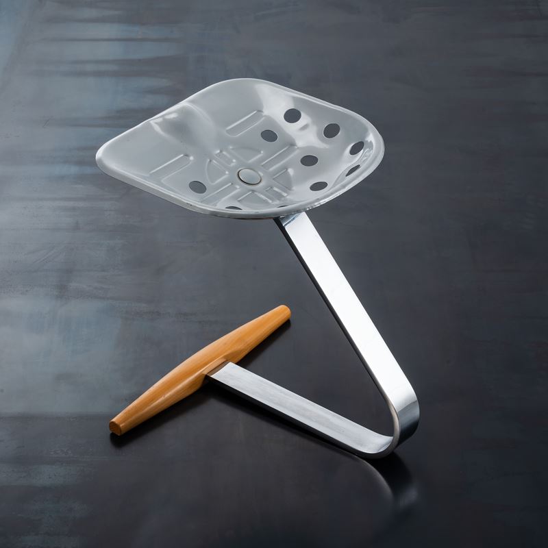 ACHILLE E PIERGIACOMO CASTIGLIONI, SGABELLO 'MEZZADRO'