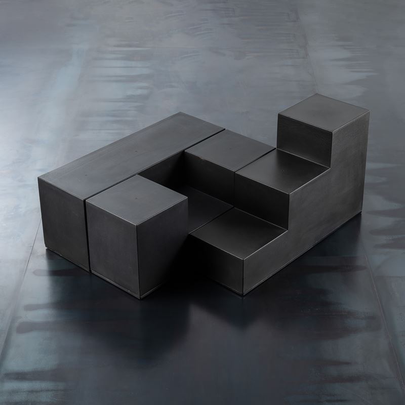 MARIO BELLINI, TRE ELEMENTI 'SCACCHI'