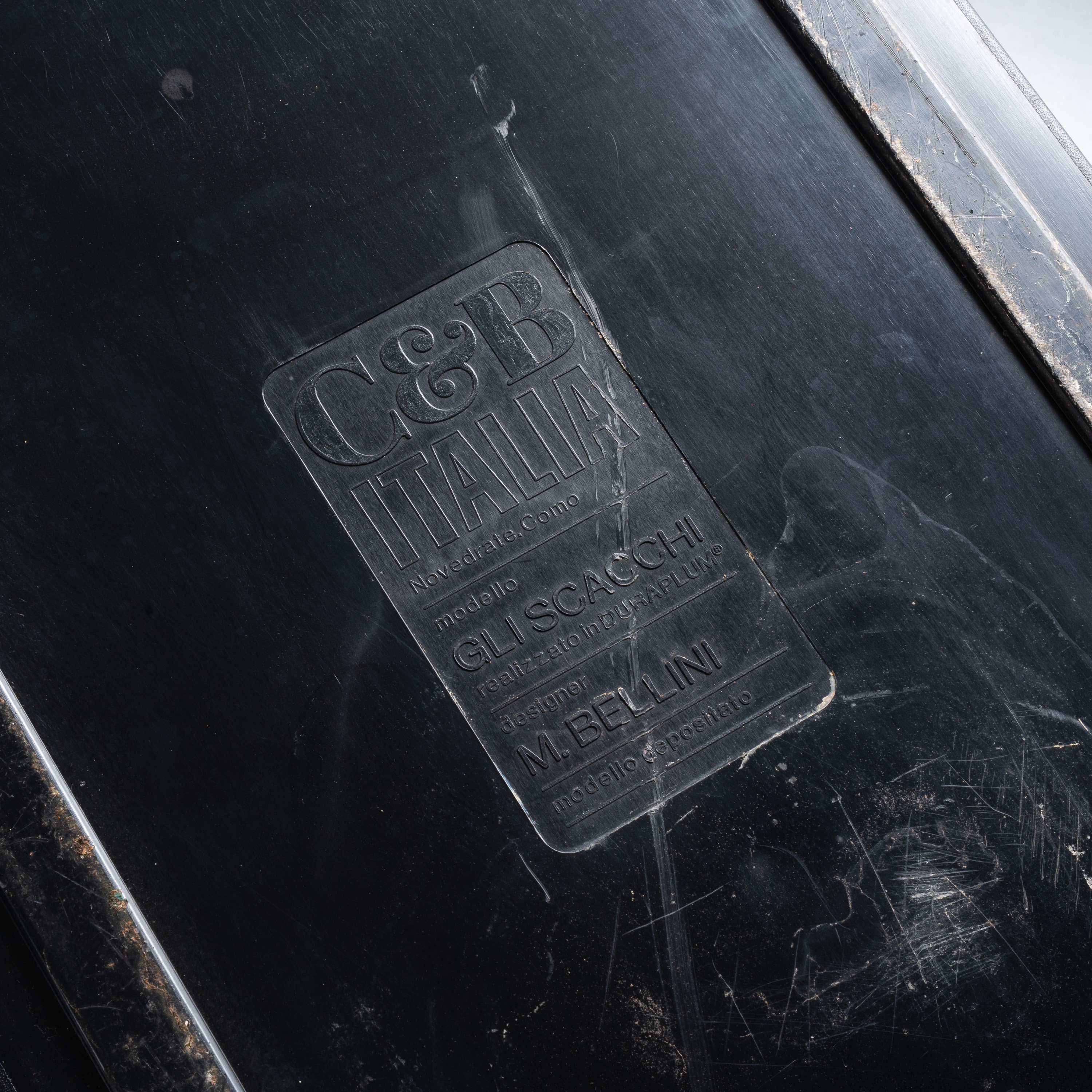 MARIO BELLINI, TRE ELEMENTI 'SCACCHI'