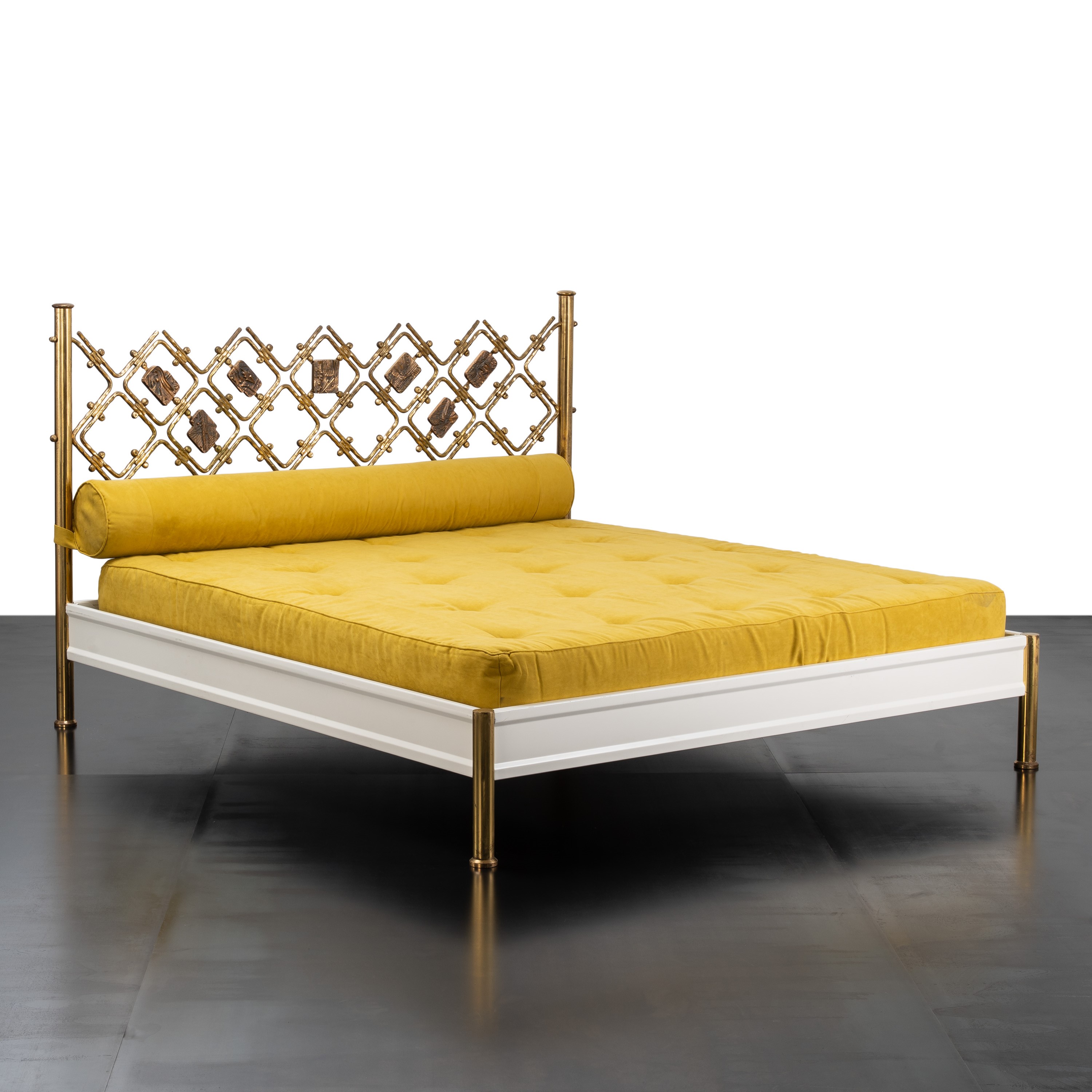 OSVALDO BORSANI E ARNALADO POMODORO, LETTO MATRIMONIALE