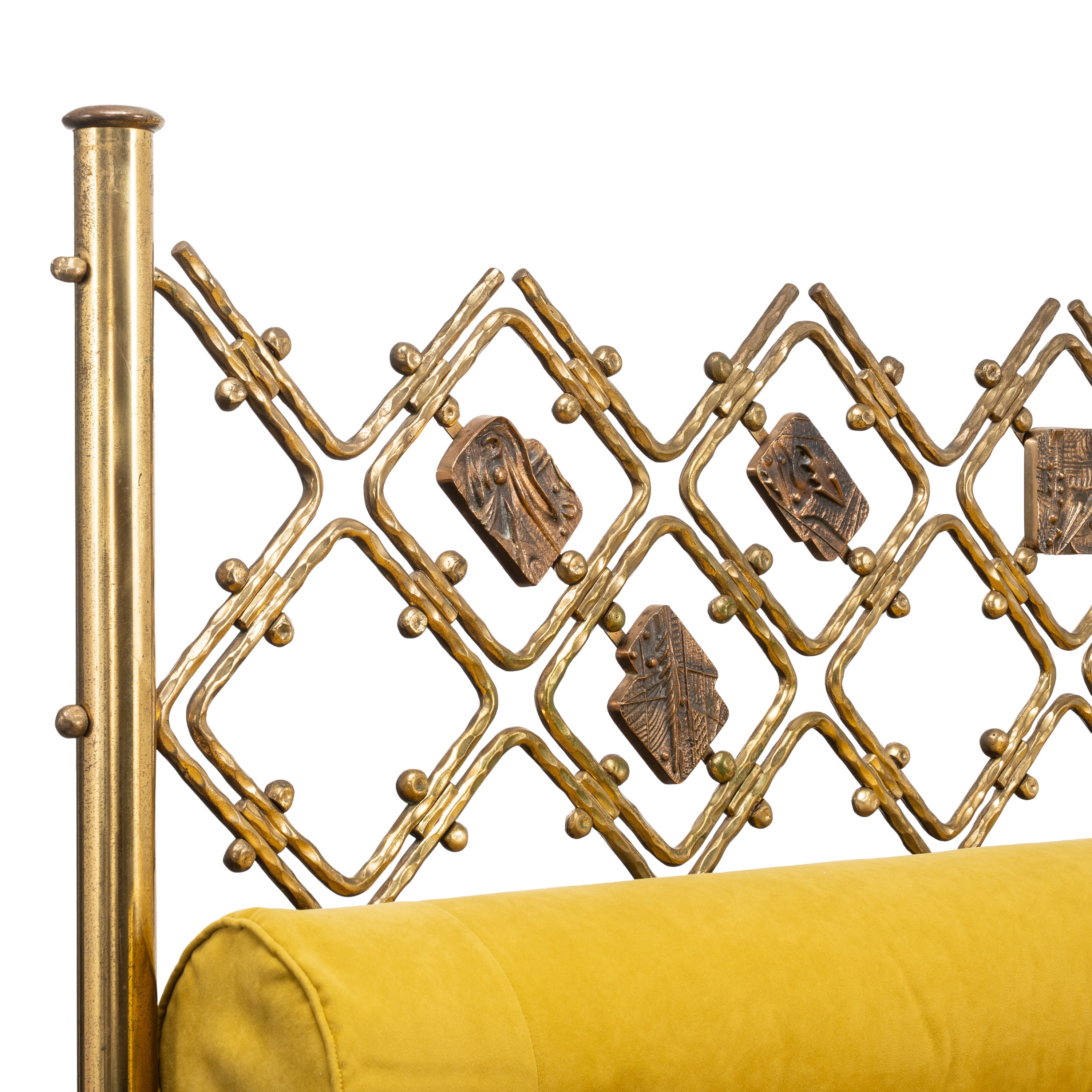 OSVALDO BORSANI E ARNALADO POMODORO, LETTO MATRIMONIALE