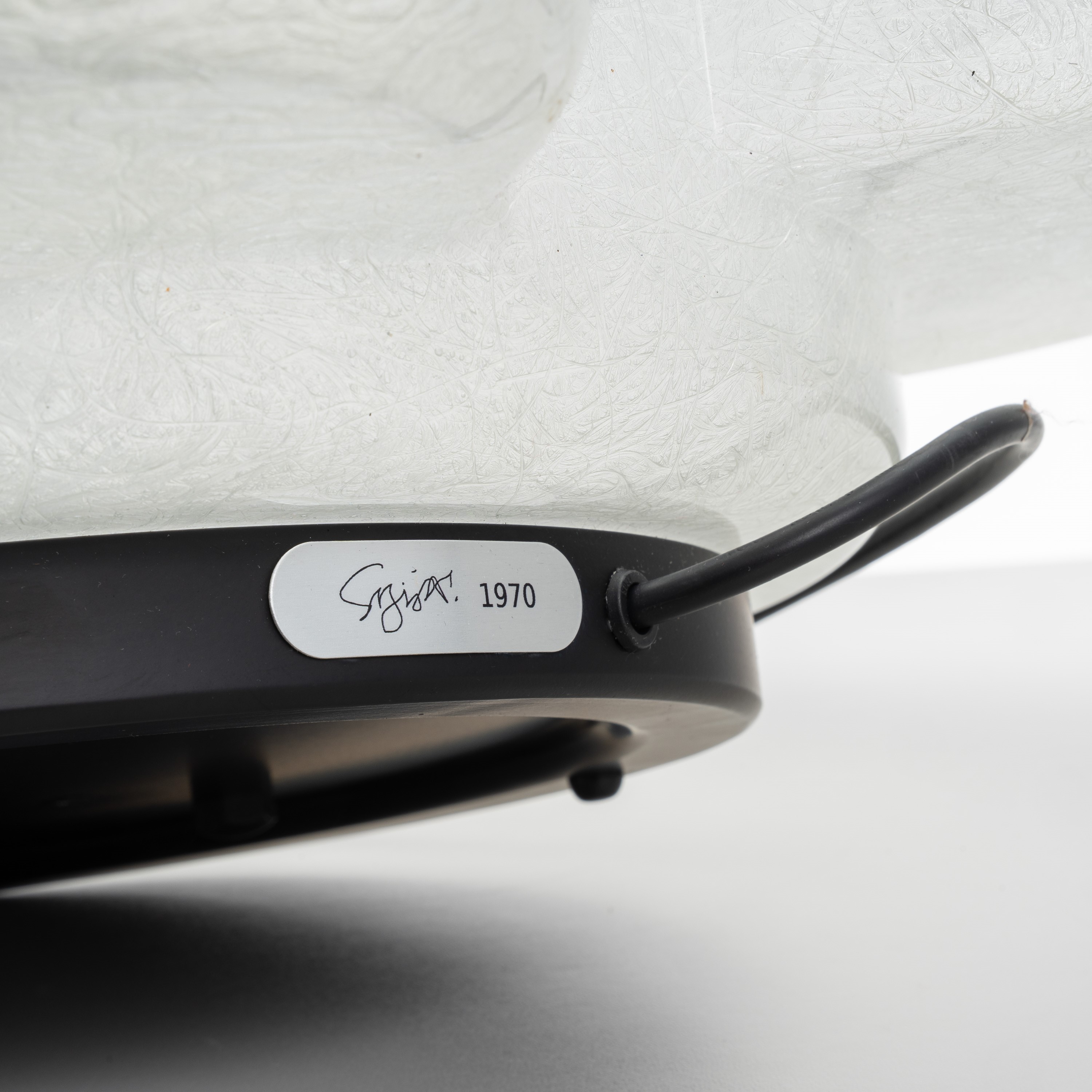 SERGIO ASTI, LAMPADA DA TAVOLO MOD. 640 'PROFITEROLE'