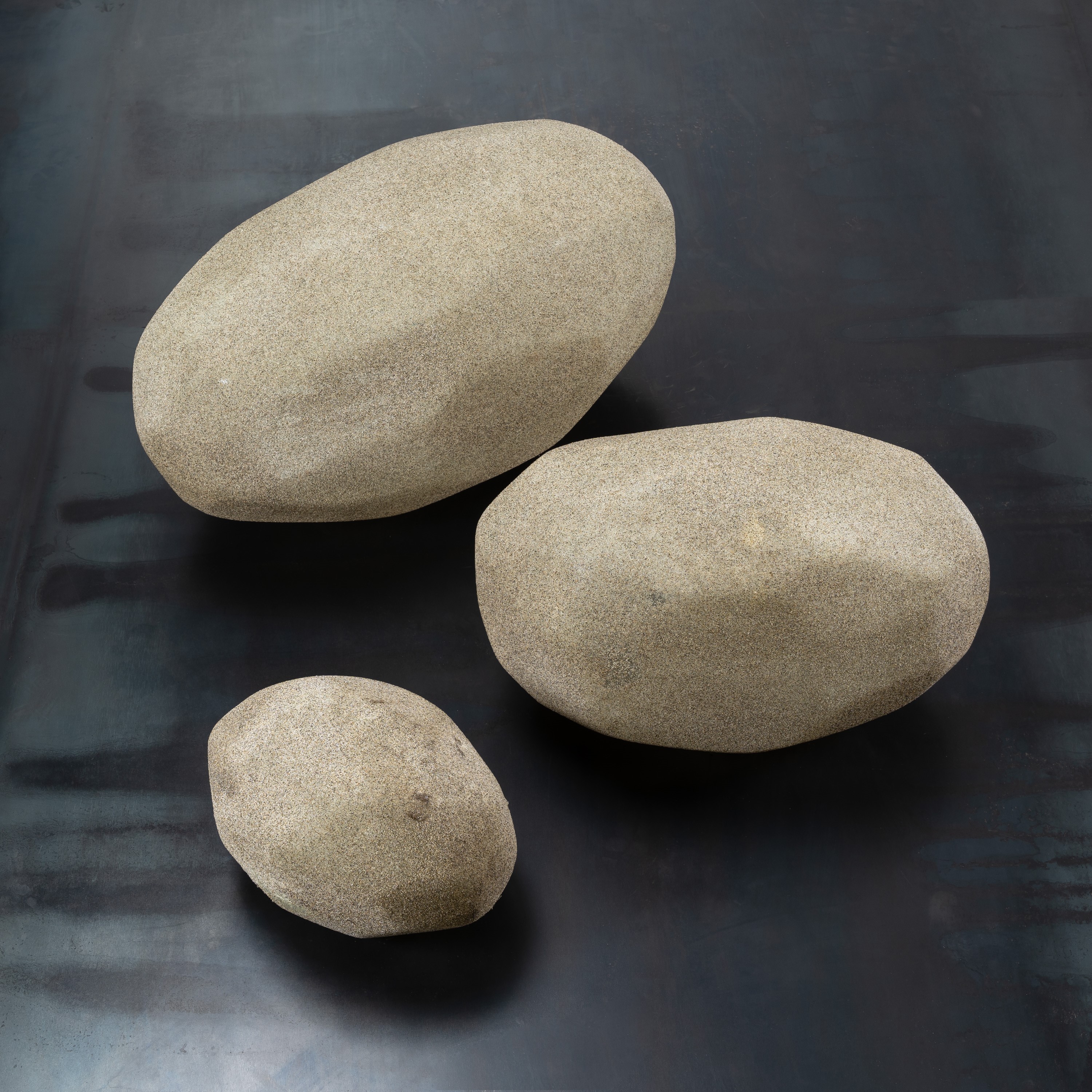 ANONIMO, SET TRE SASSI LUMINOSI