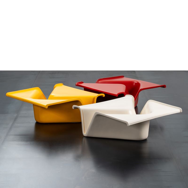 CESARE LEONARDI E FRANCA STAGI, SET TRE TAVOLINI 'KAPPA'