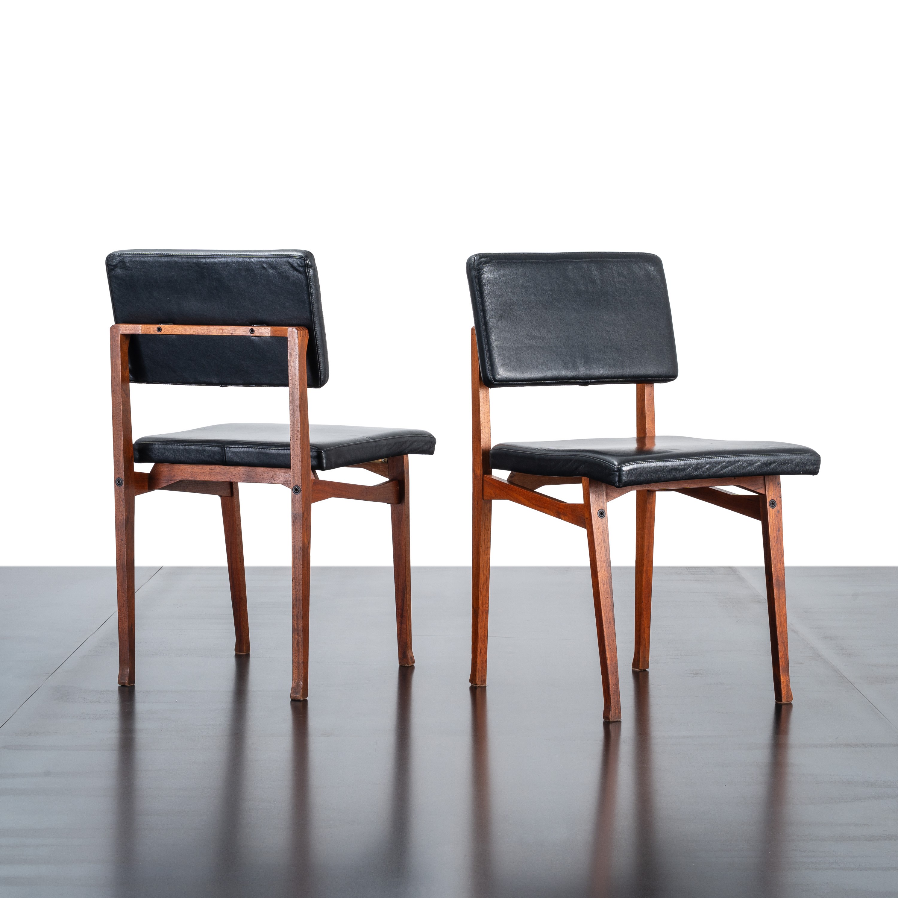 FRANCO ALBINI, SET QUATTRO SEDIE 'LUISELLA'