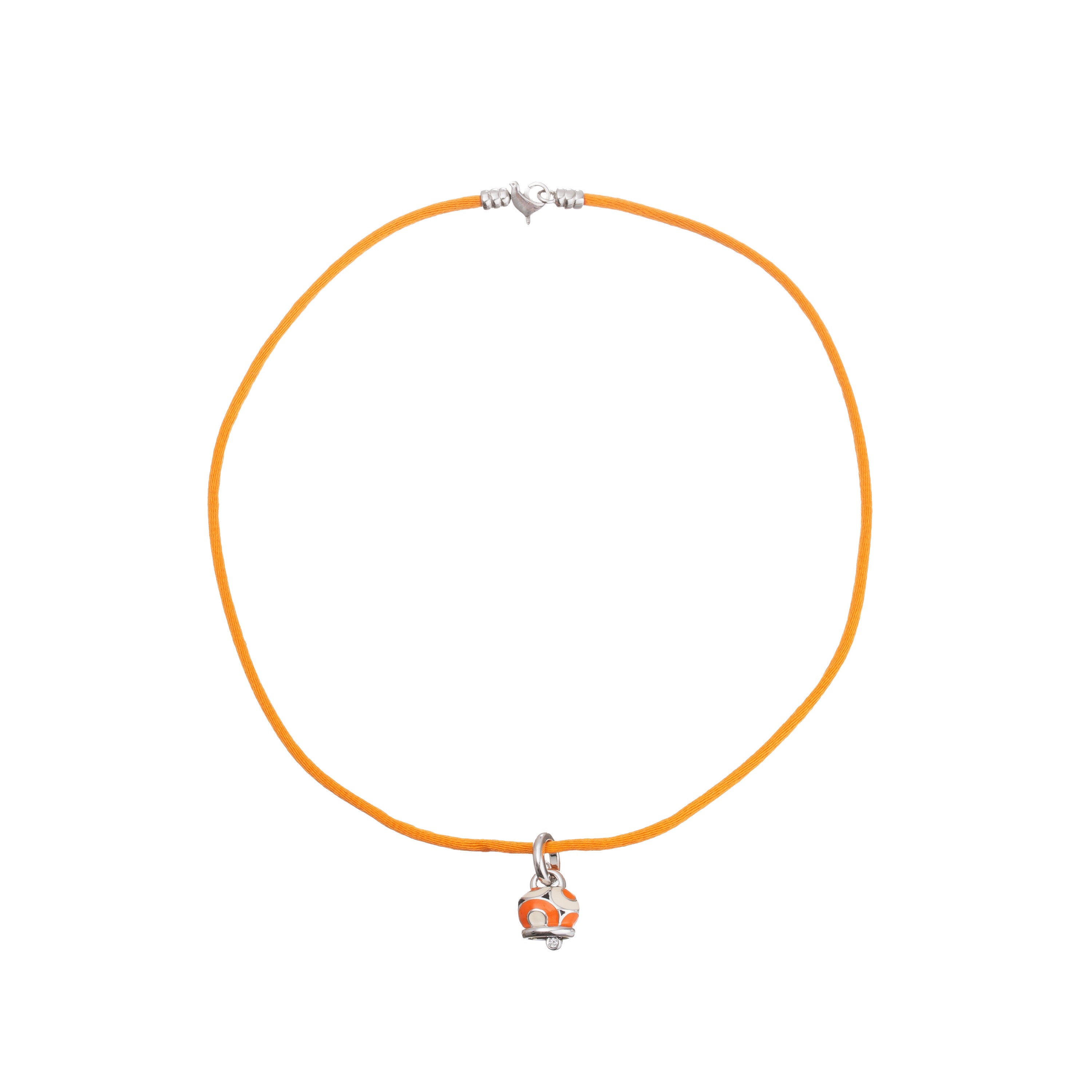 CHANTECLER - GIROCOLLO IN ORO BIANCO E SMALTI