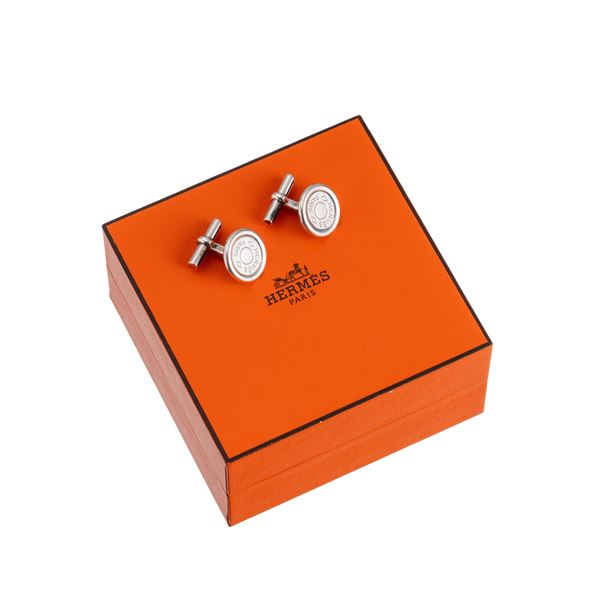 HERMÈS - HERMÈS -GEMELLI IN ARGENTO 925