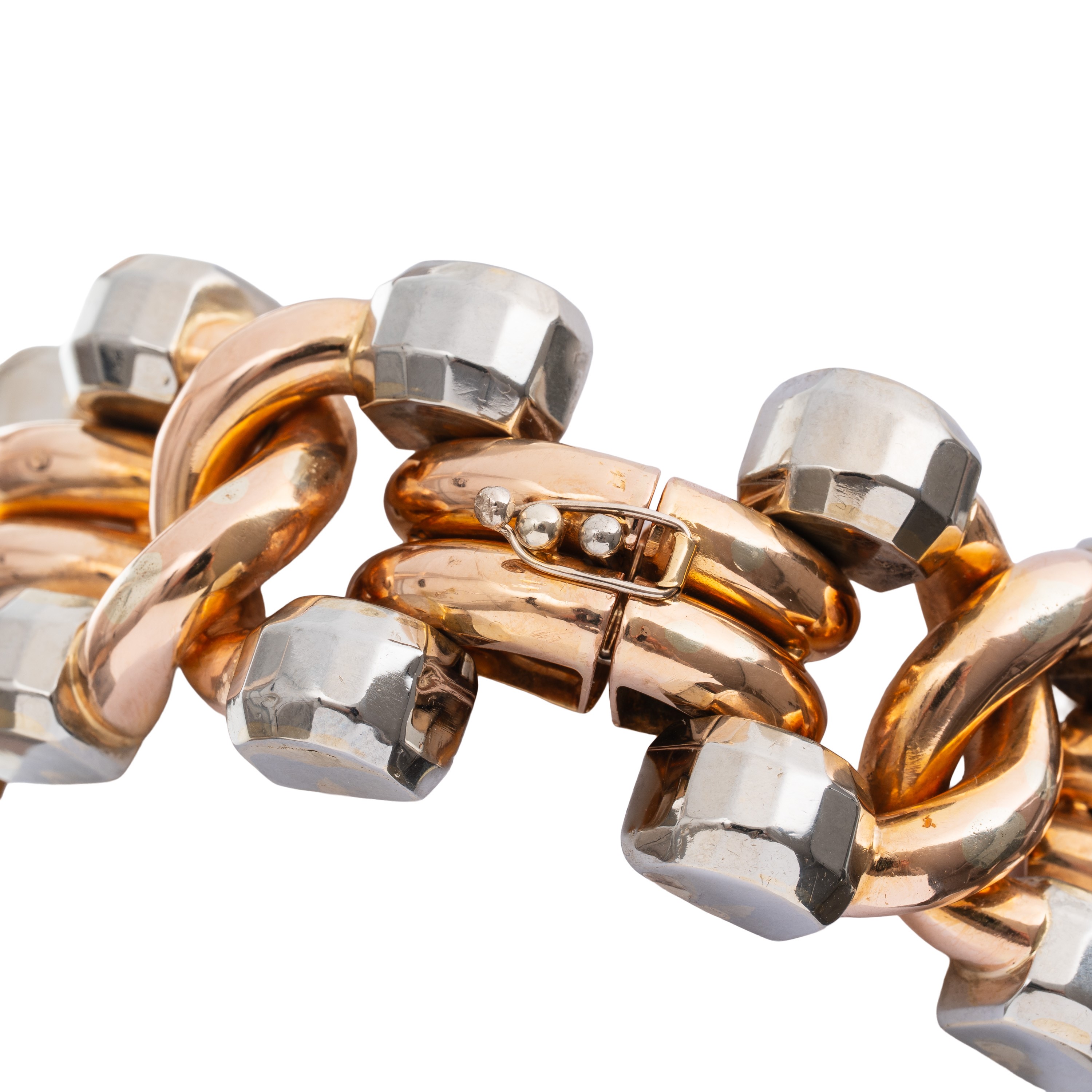 BRACCIALE IN ORO GIALLO MARCHIO FASCIO LITTORIO