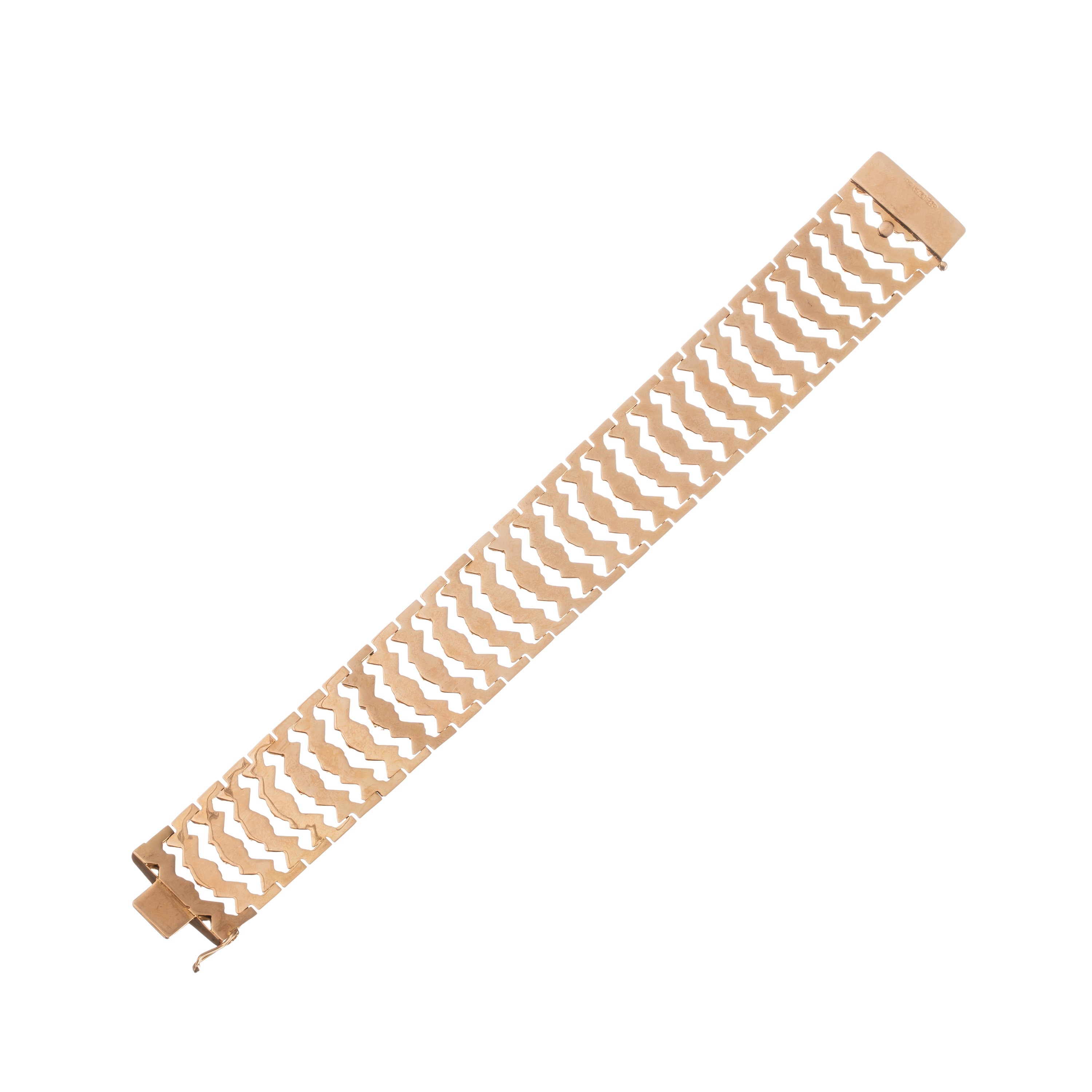 BRACCIALE IN ORO GIALLO STAMPATO