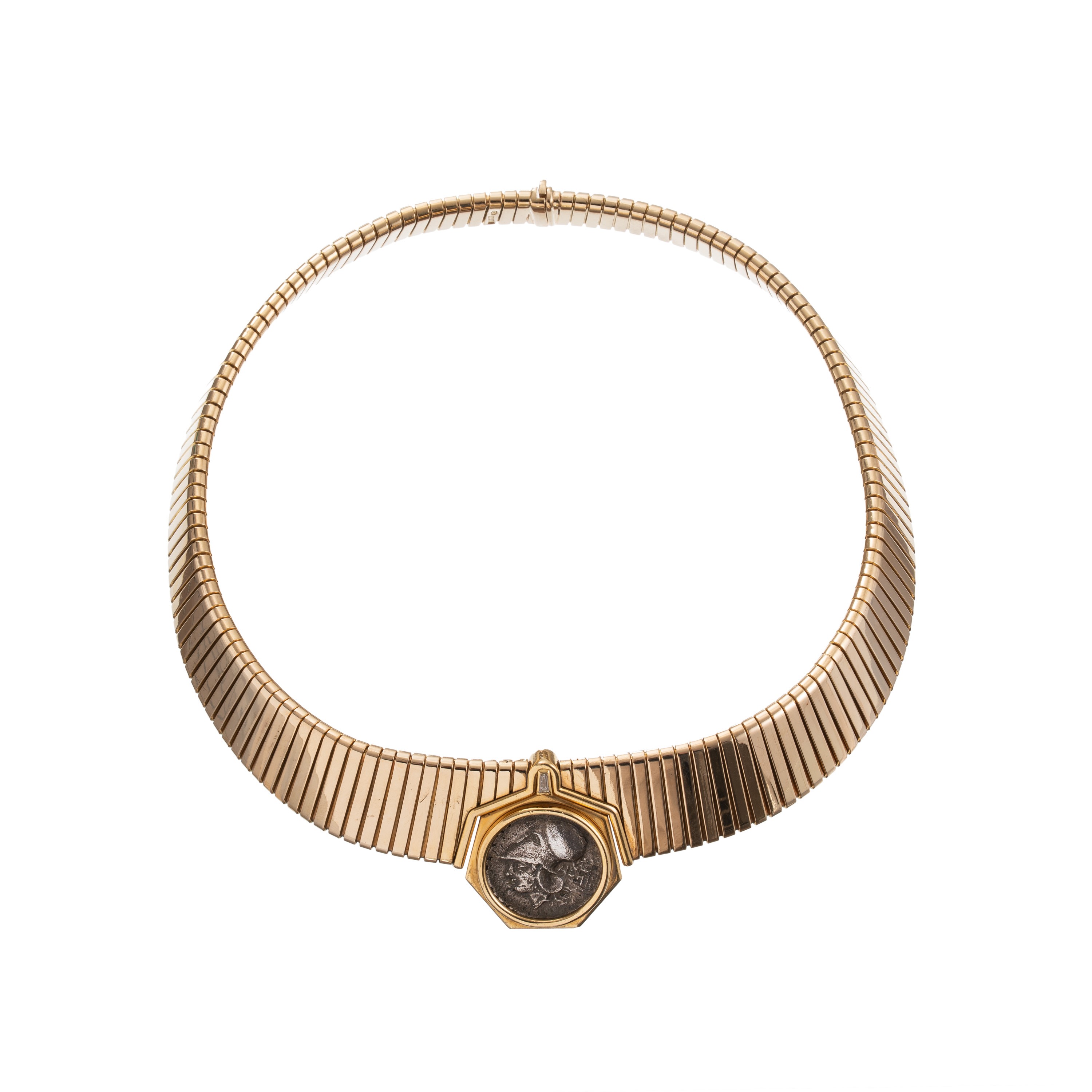 BULGARI - GIROCOLLO TUBOGAS IN ORO GIALLO